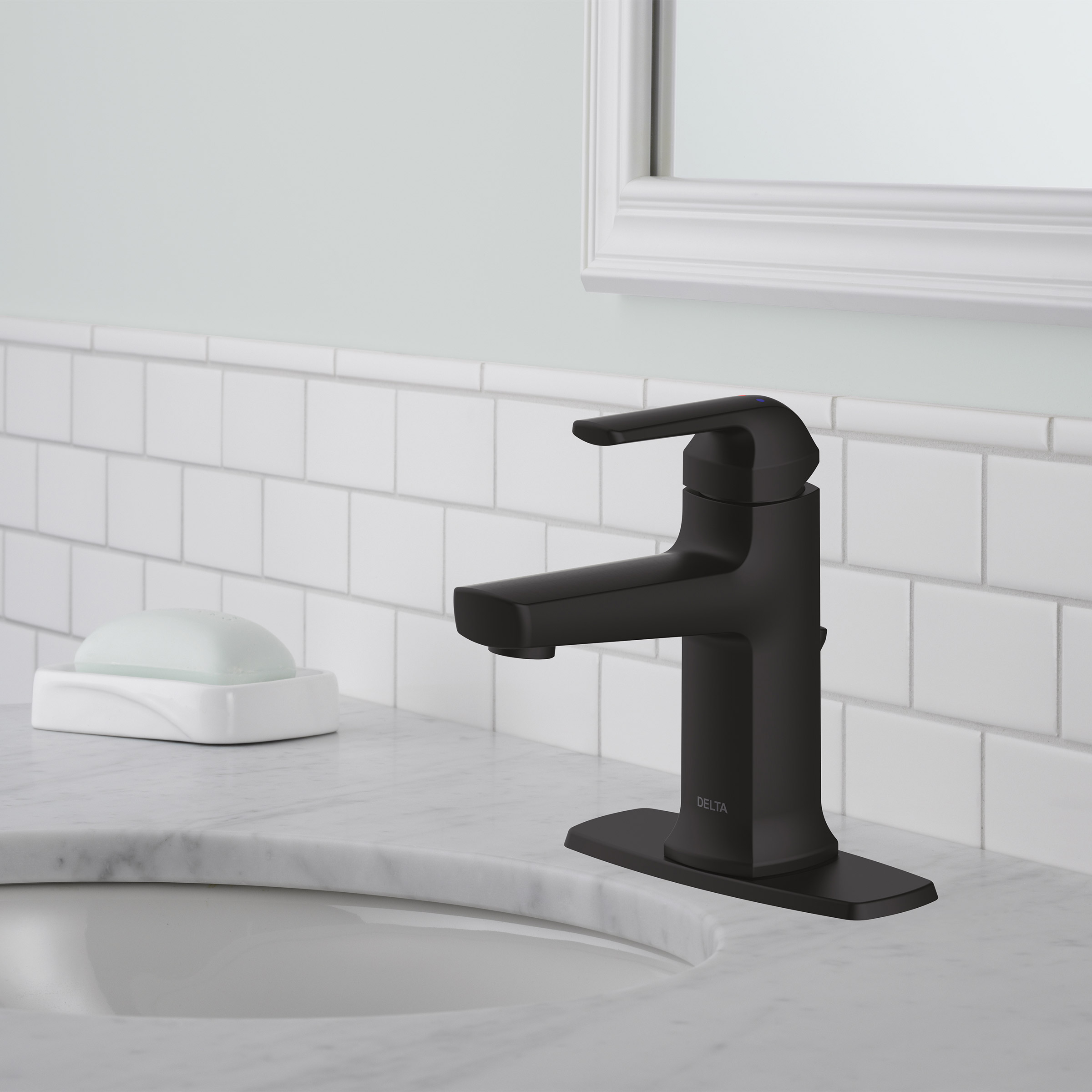 Delta Uxbridge Single Handle Lever Bathroom Sink Faucet