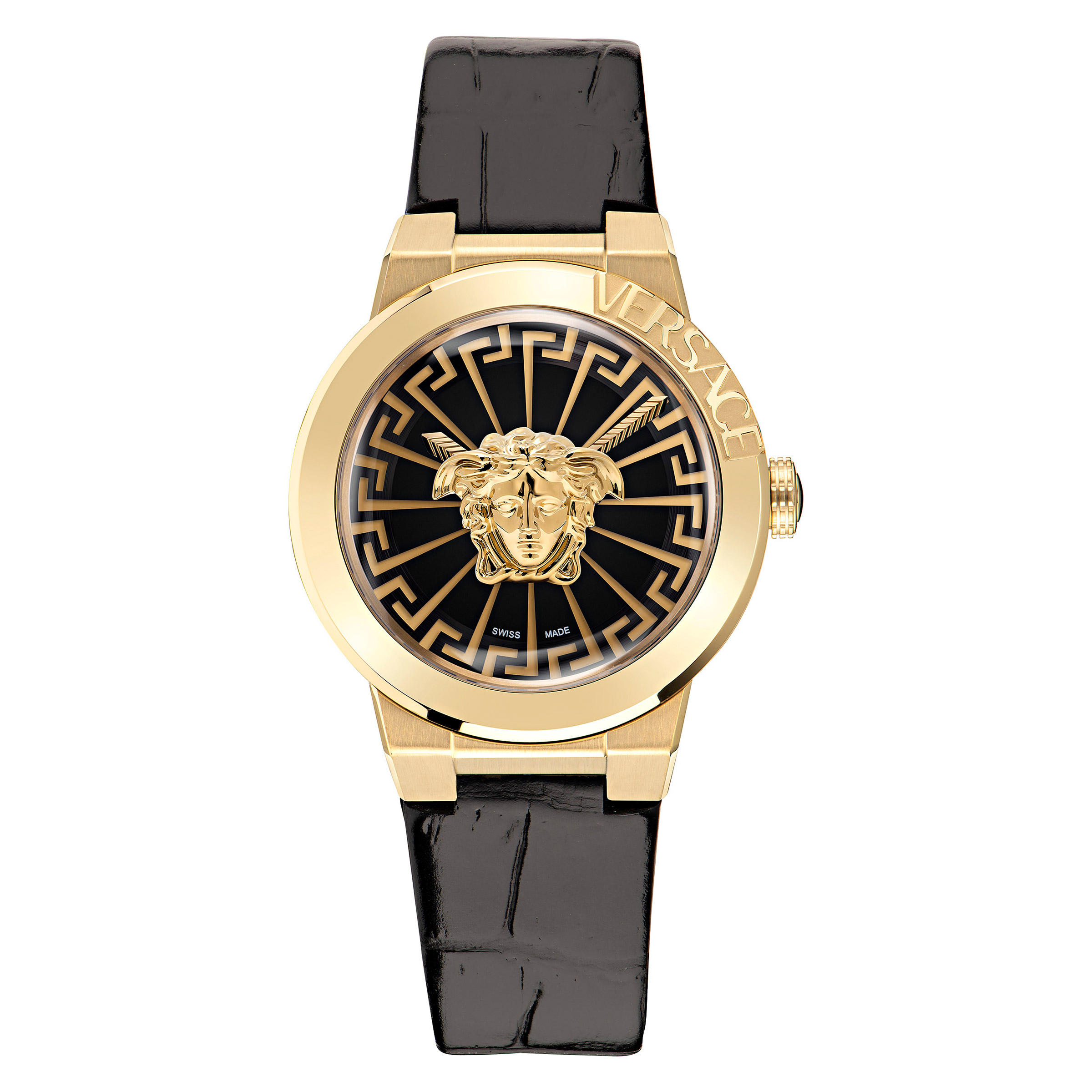 Versace Medusa Infinite Black Dial Women's Watch