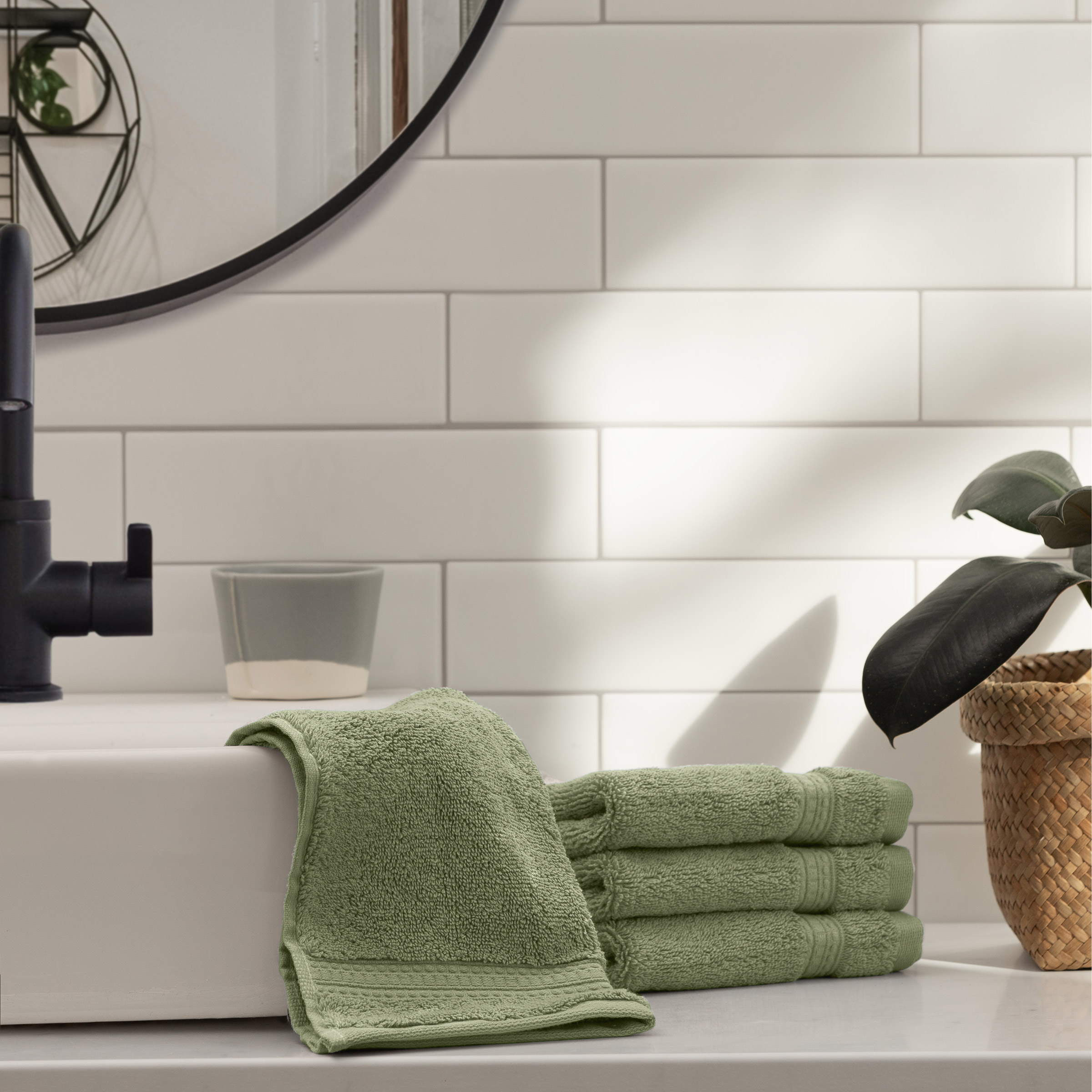 Serene Home Collection Hand Towel, 4-pack