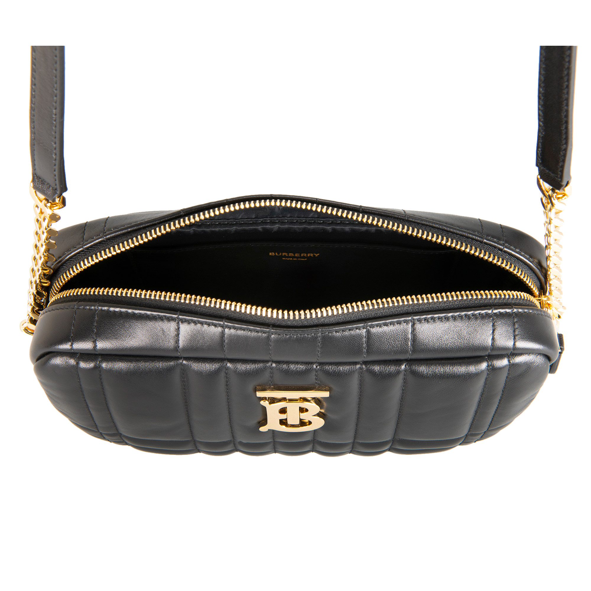 Burberry Small Lola Quilted Camera Bag, Black | Costco