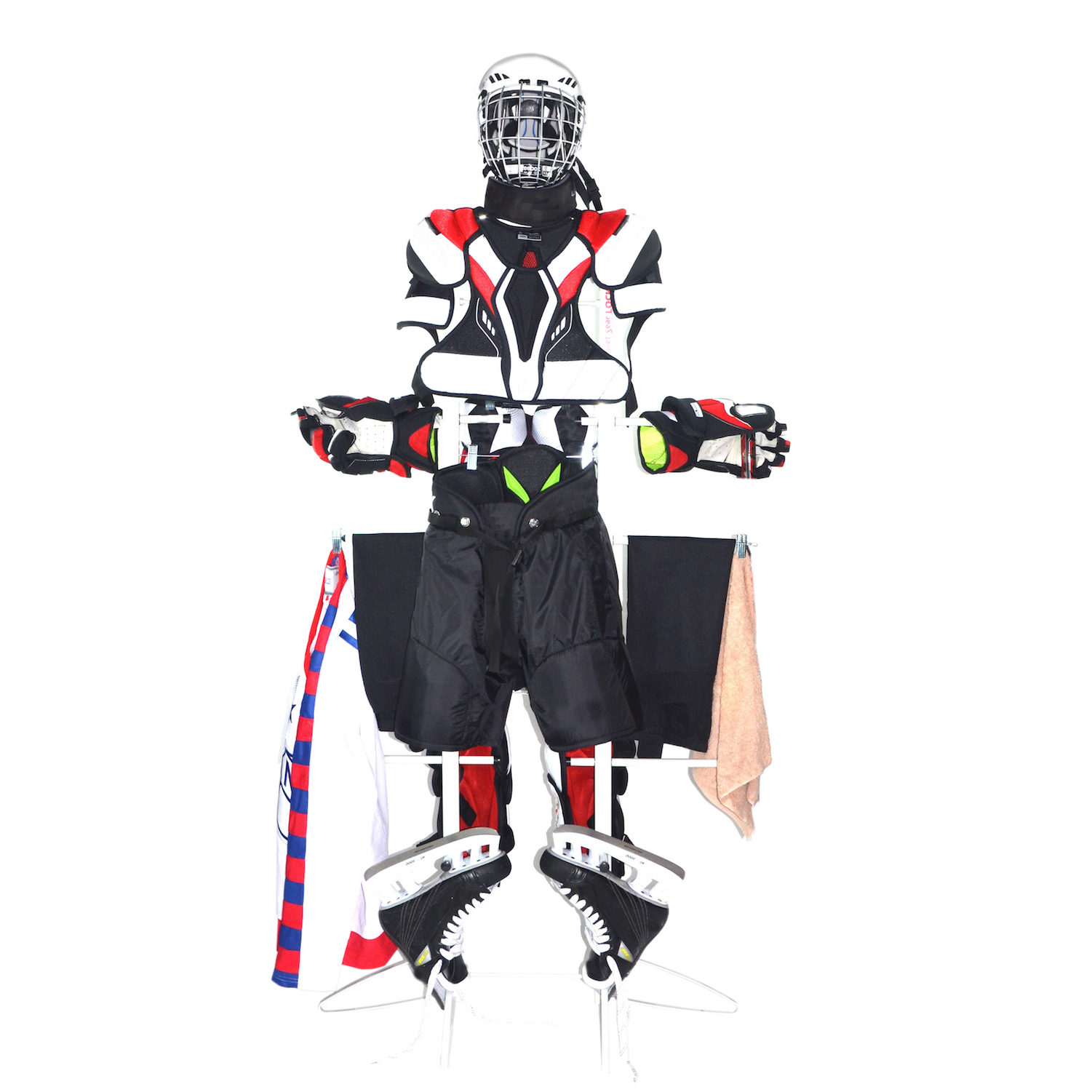 Wet Gear Locker Sport Dryer and Organizer Rack 