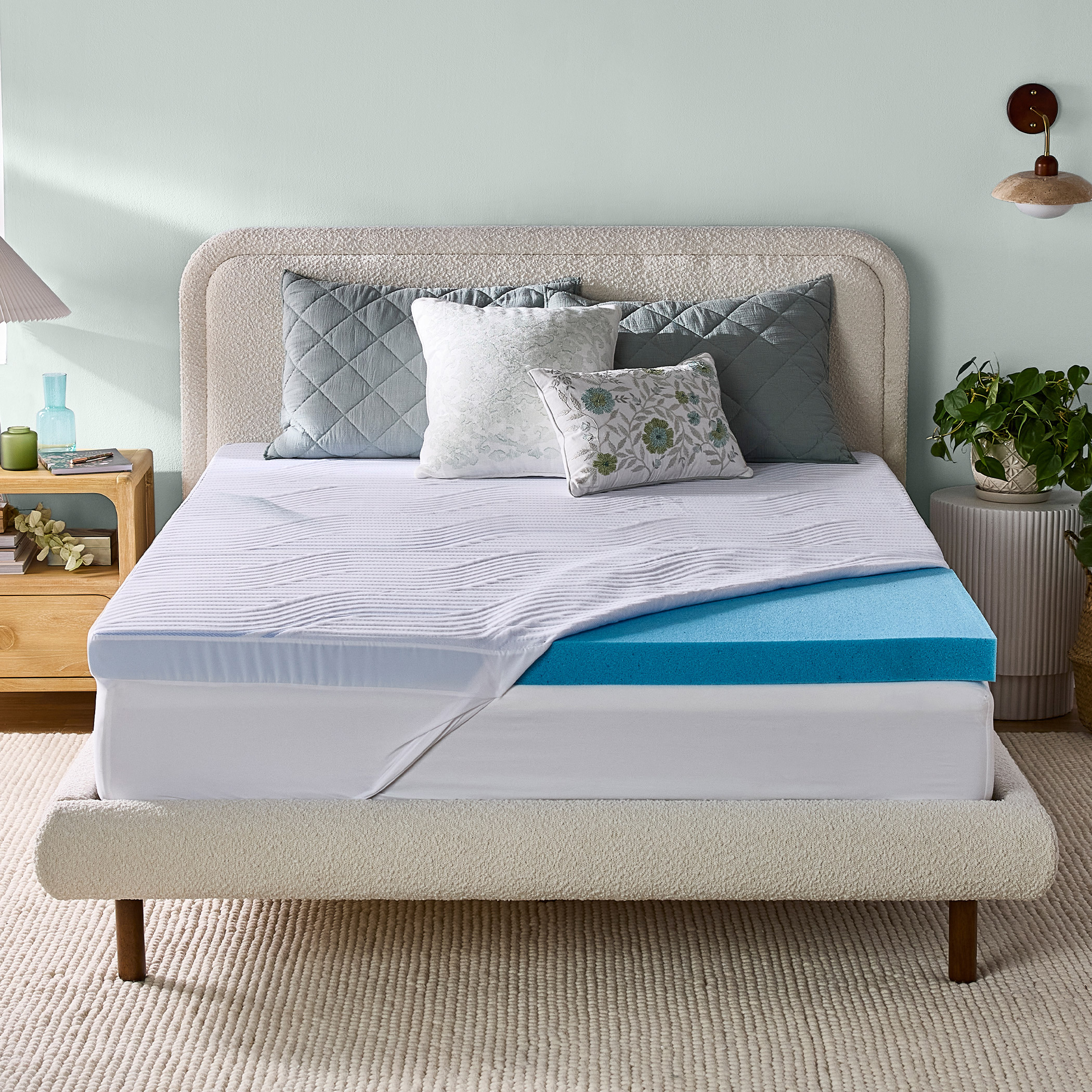 Novaform 3 in. SoFresh Gel Memory Foam Mattress Topper