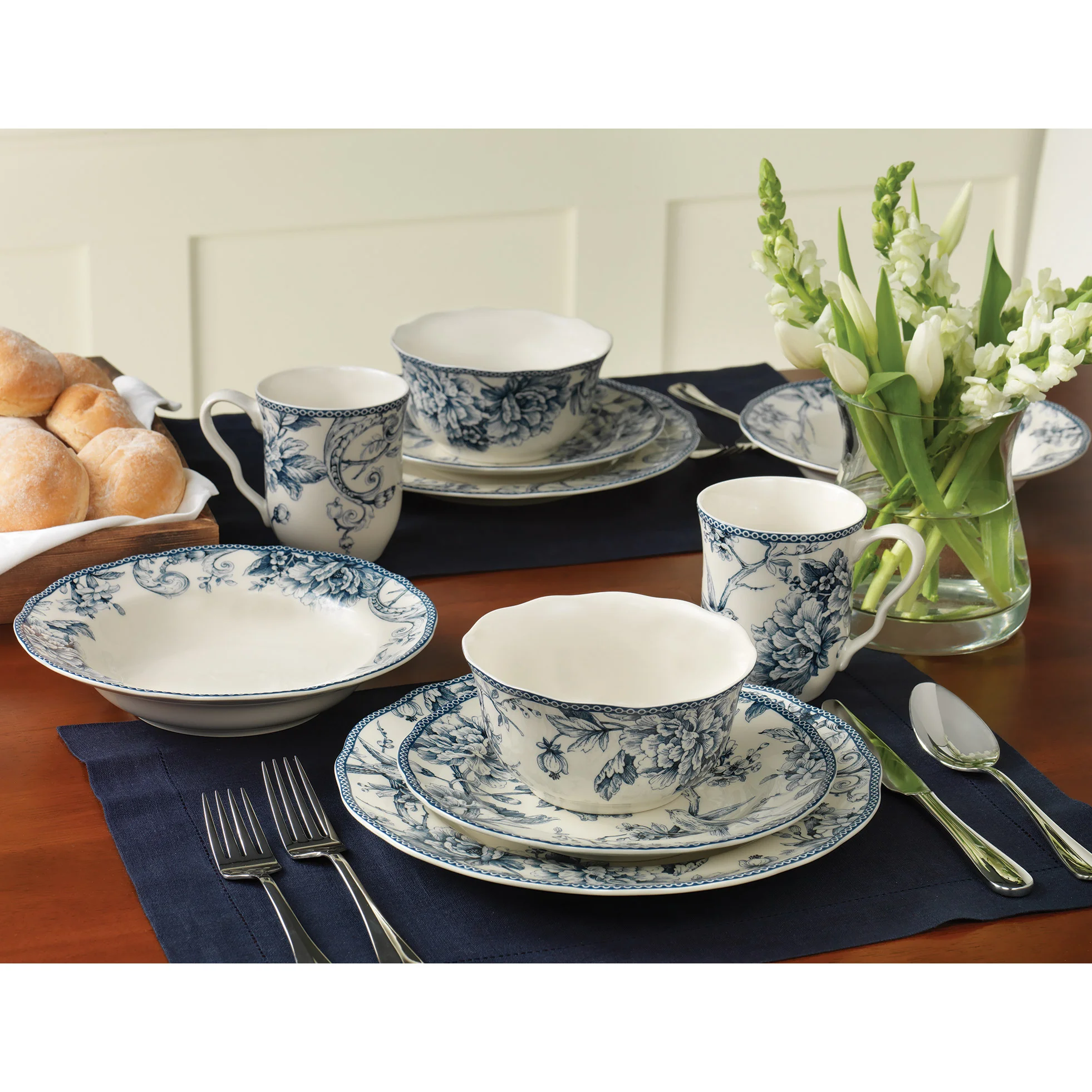 Adelaide 20-piece Porcelain Dinnerware Set | Costco