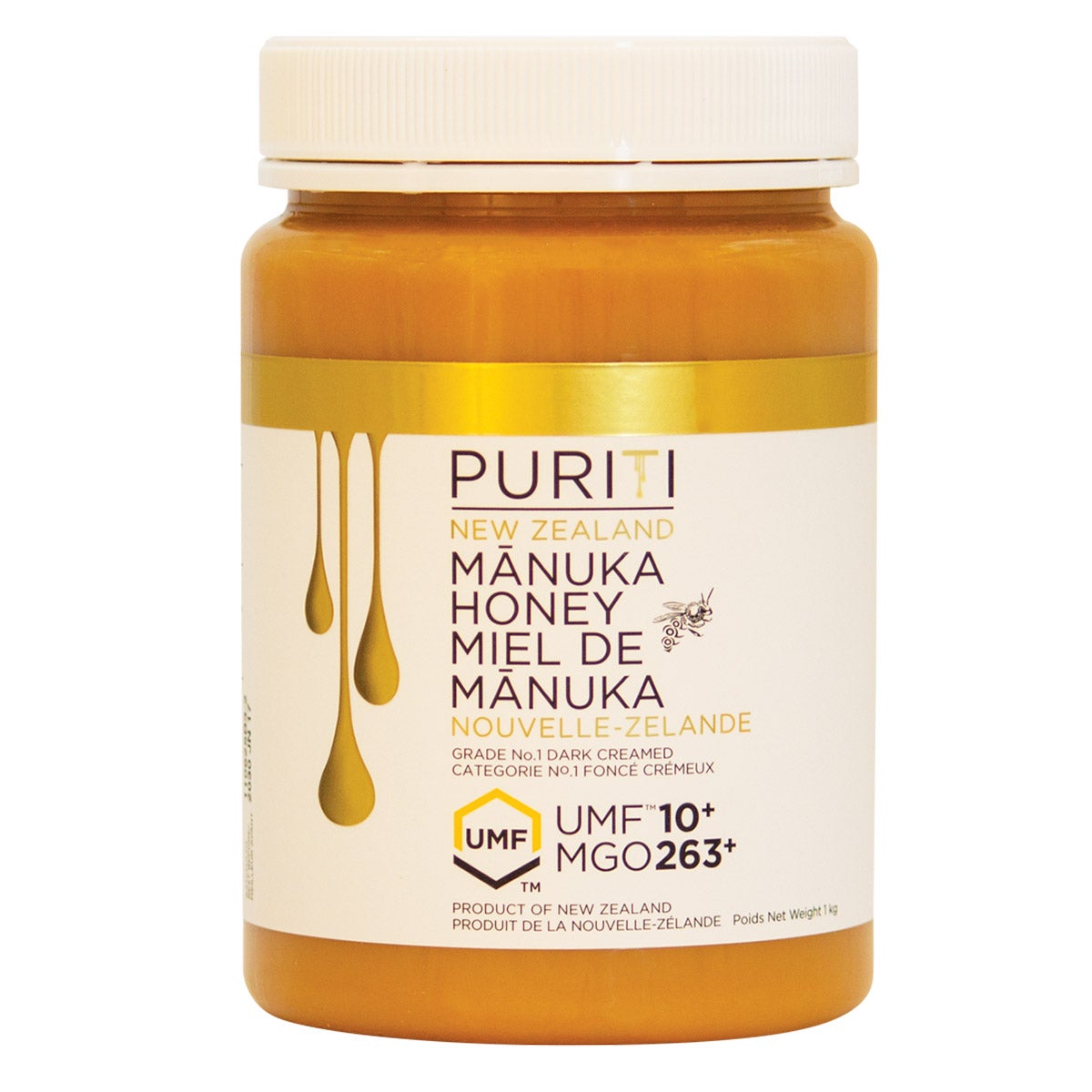 Puriti New Zealand Manuka Honey umf 10+, 1 kg | Costco
