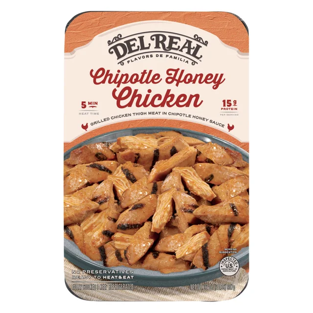 DEL REAL CHIPOTLE HONEY CHICKEN 32 OZ (2 LBS)