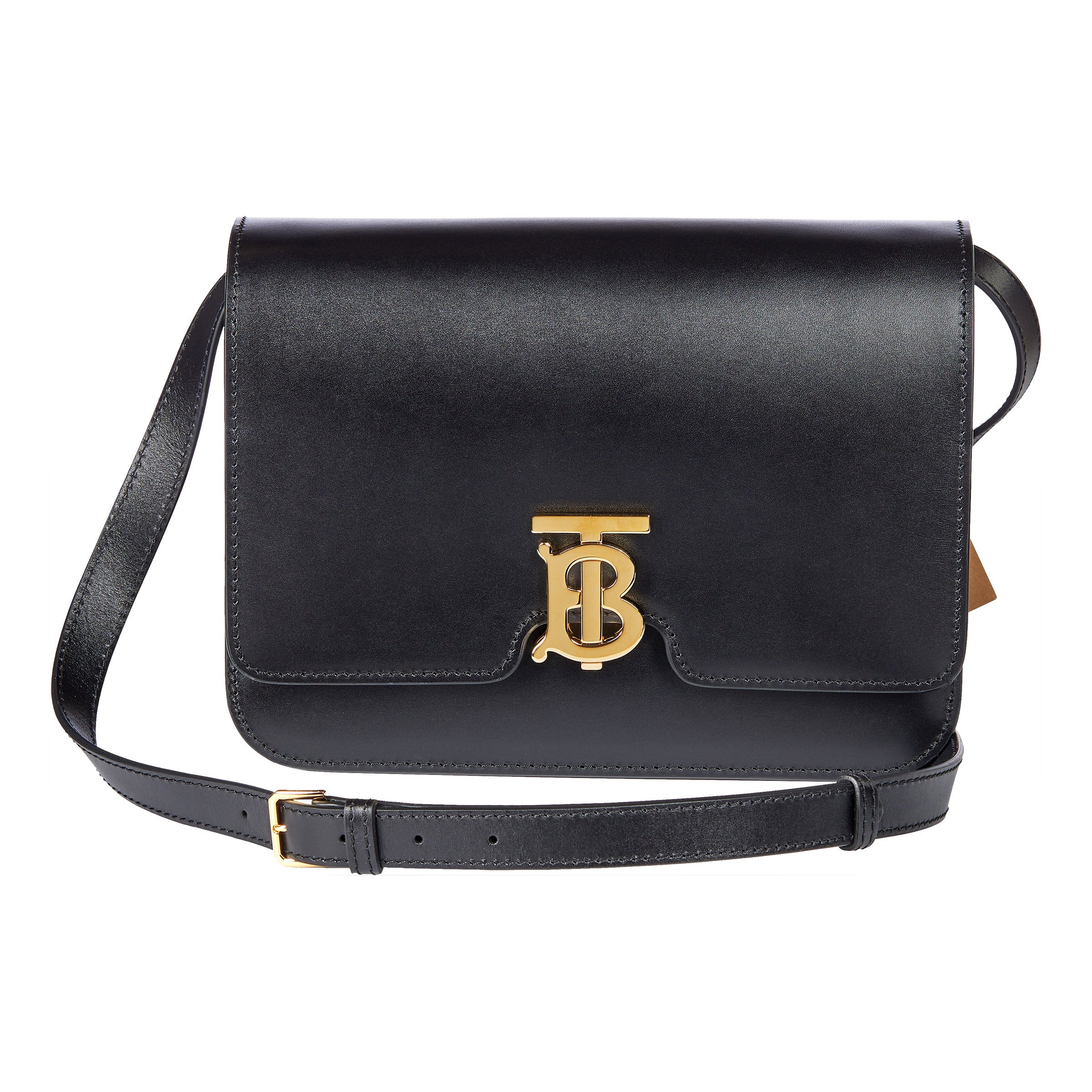 Burberry Med Leather TB Bag, Black | Costco