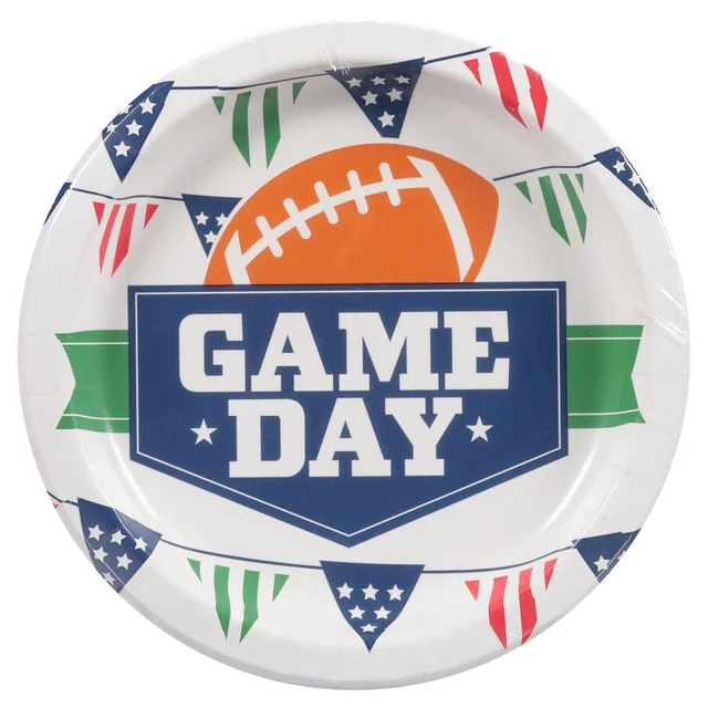 PIZAZZ 10" BIG GAME PLATE 100 COUNT