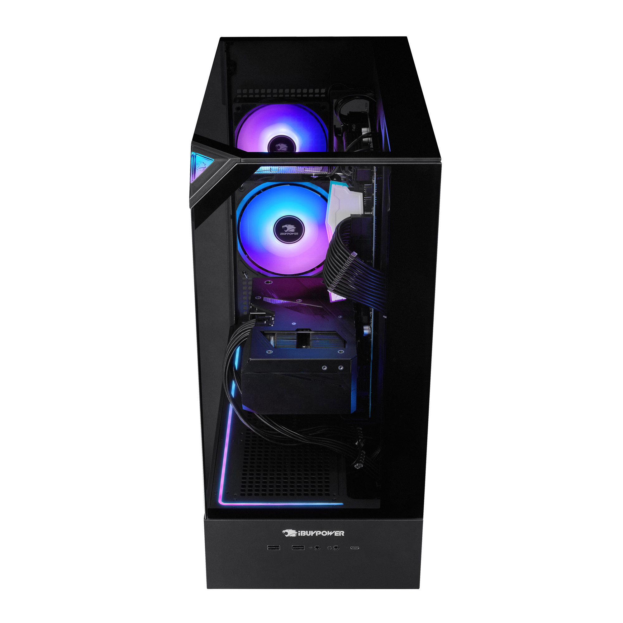 iBuyPower Element Gaming Desktop — AMD Ryzen 7 8700F — Nvidia