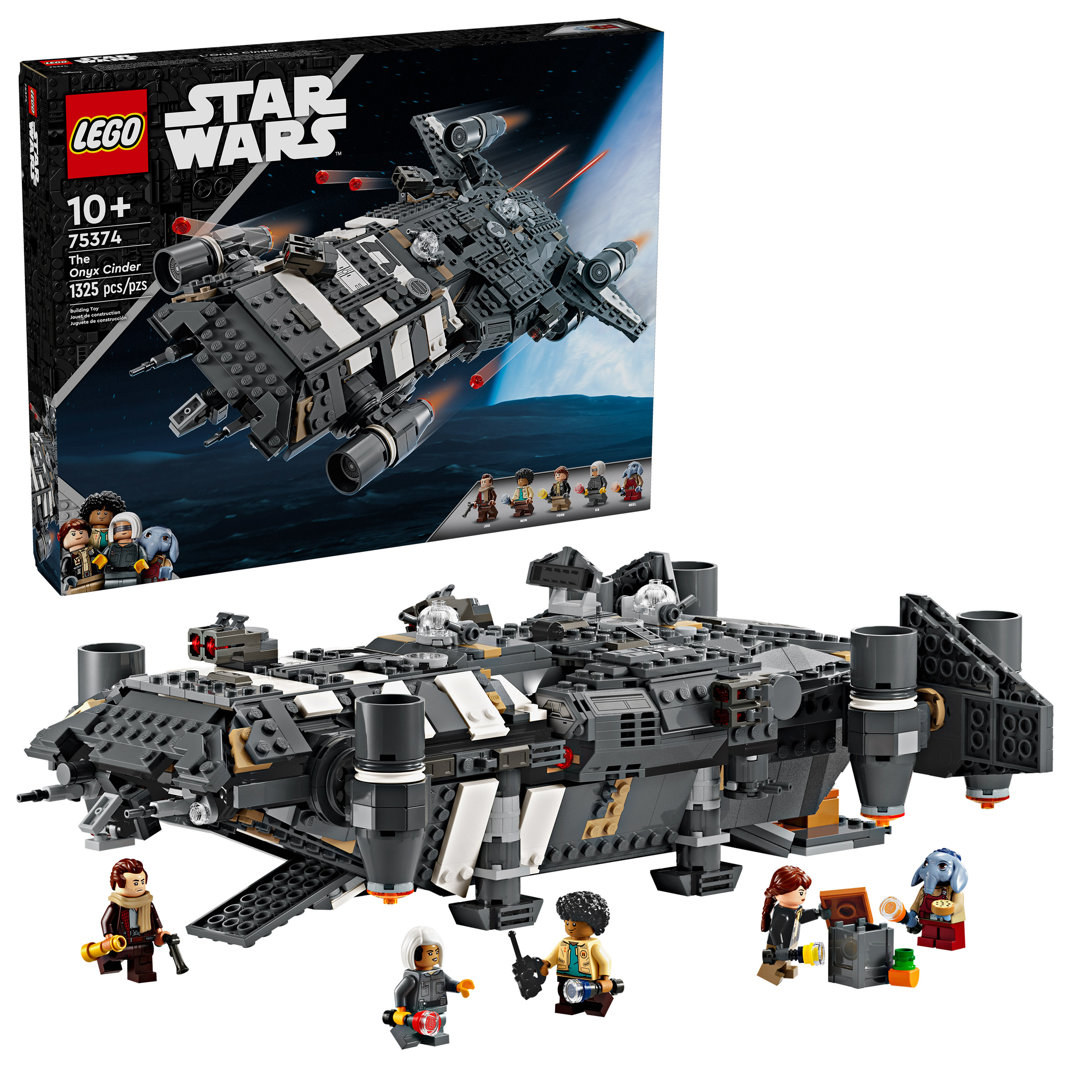 LEGO Star Wars: Skeleton Crew The Onyx Cinder Building Toy 75374