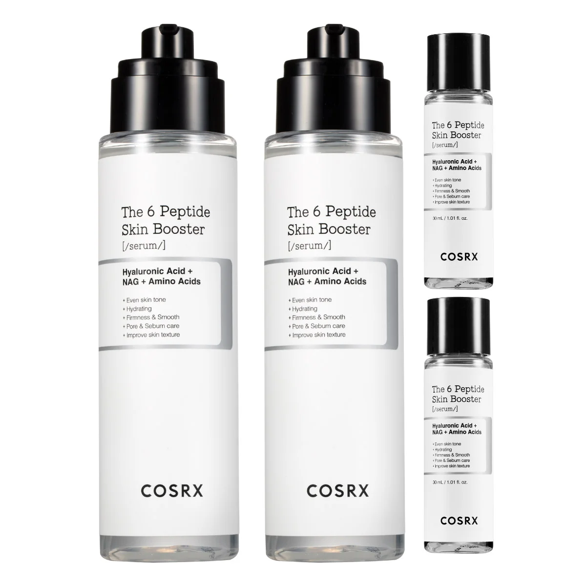 COSRX 6x Peptide Collagen Booster Toner Serum Set, 2 - 5.07 COSRX 6x Peptide Collagen Booster Toner Serum Set, 2 - 5.07