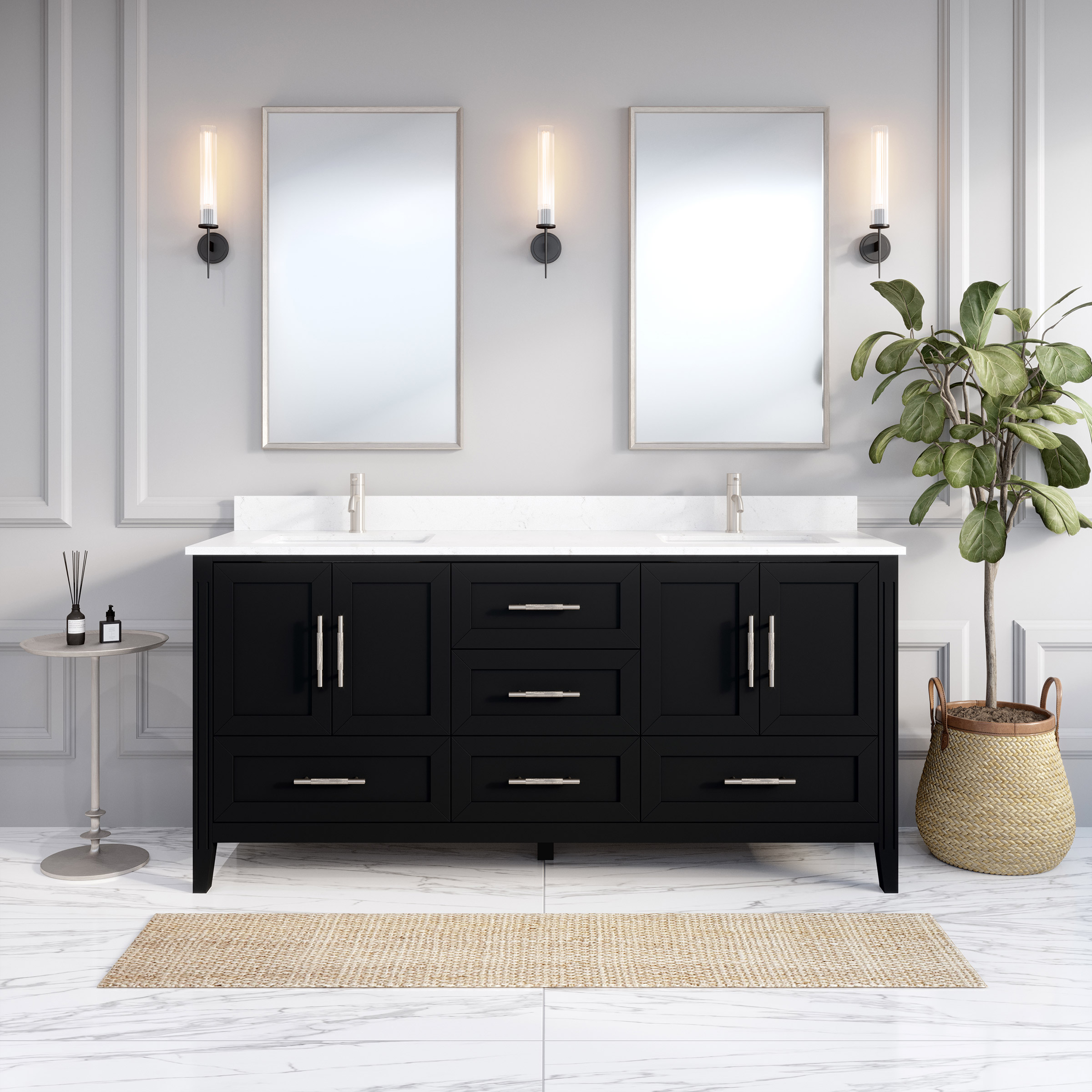 Hudson Black Bath Vanity by Studio Bathe