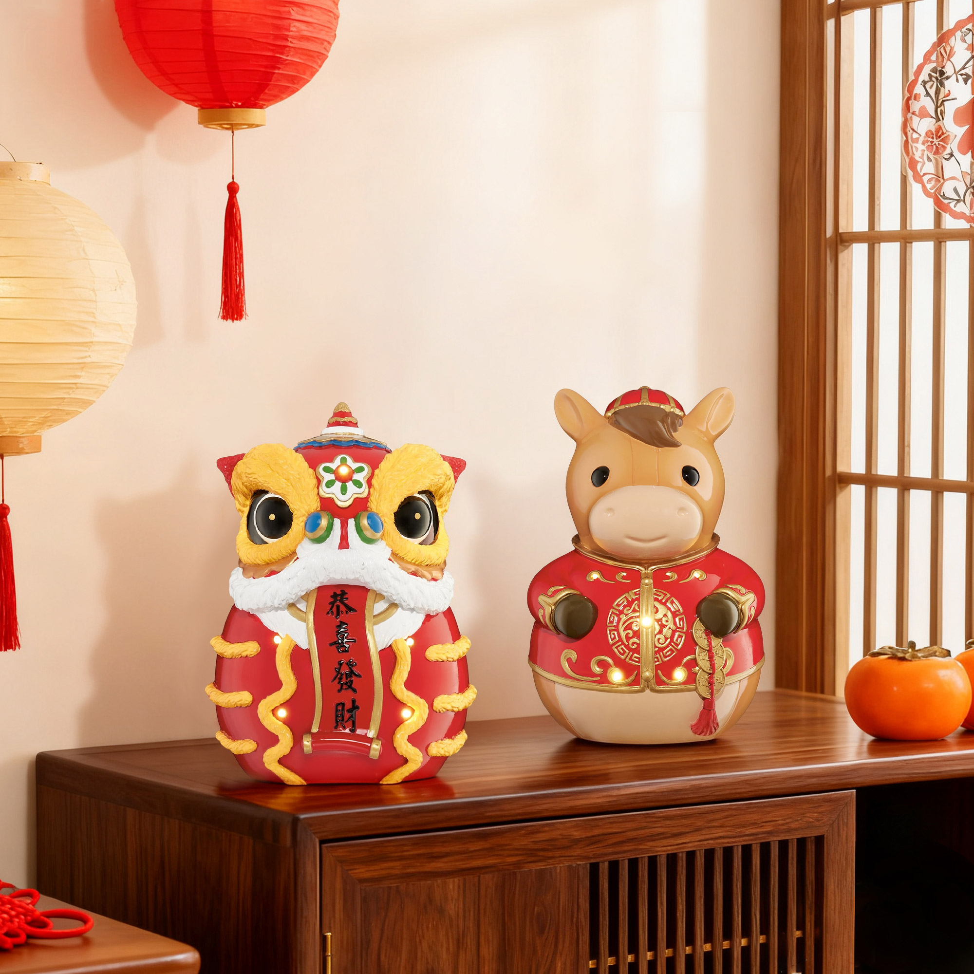 Lunar New Year Nightlights - Lion and Horse