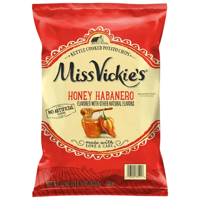 MISS VICKIES HONEY HABENERO CHIP 22 OZ