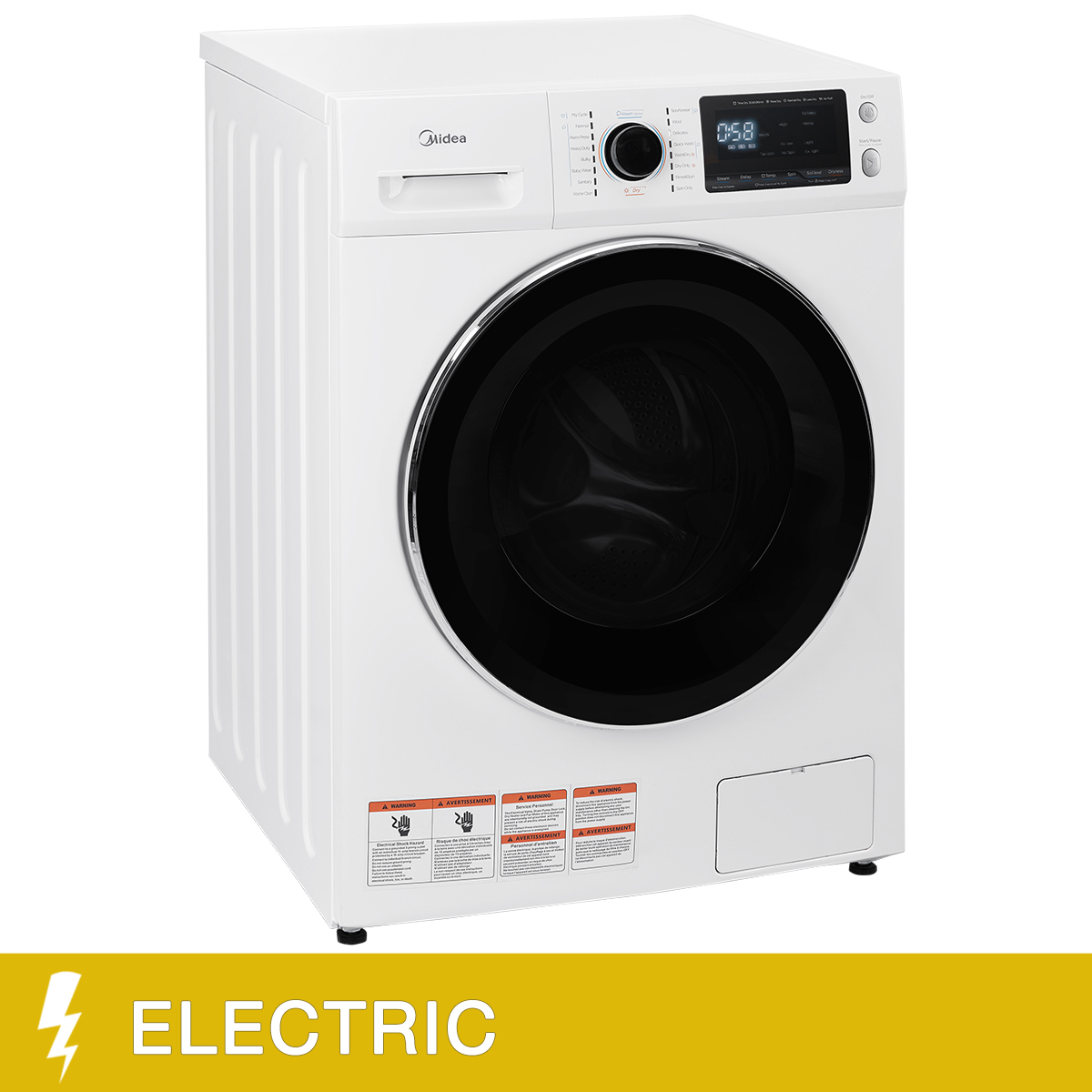 Midea 24 in. 3.1 Cu.Ft. All in One Ventless Washer Dryer Combo