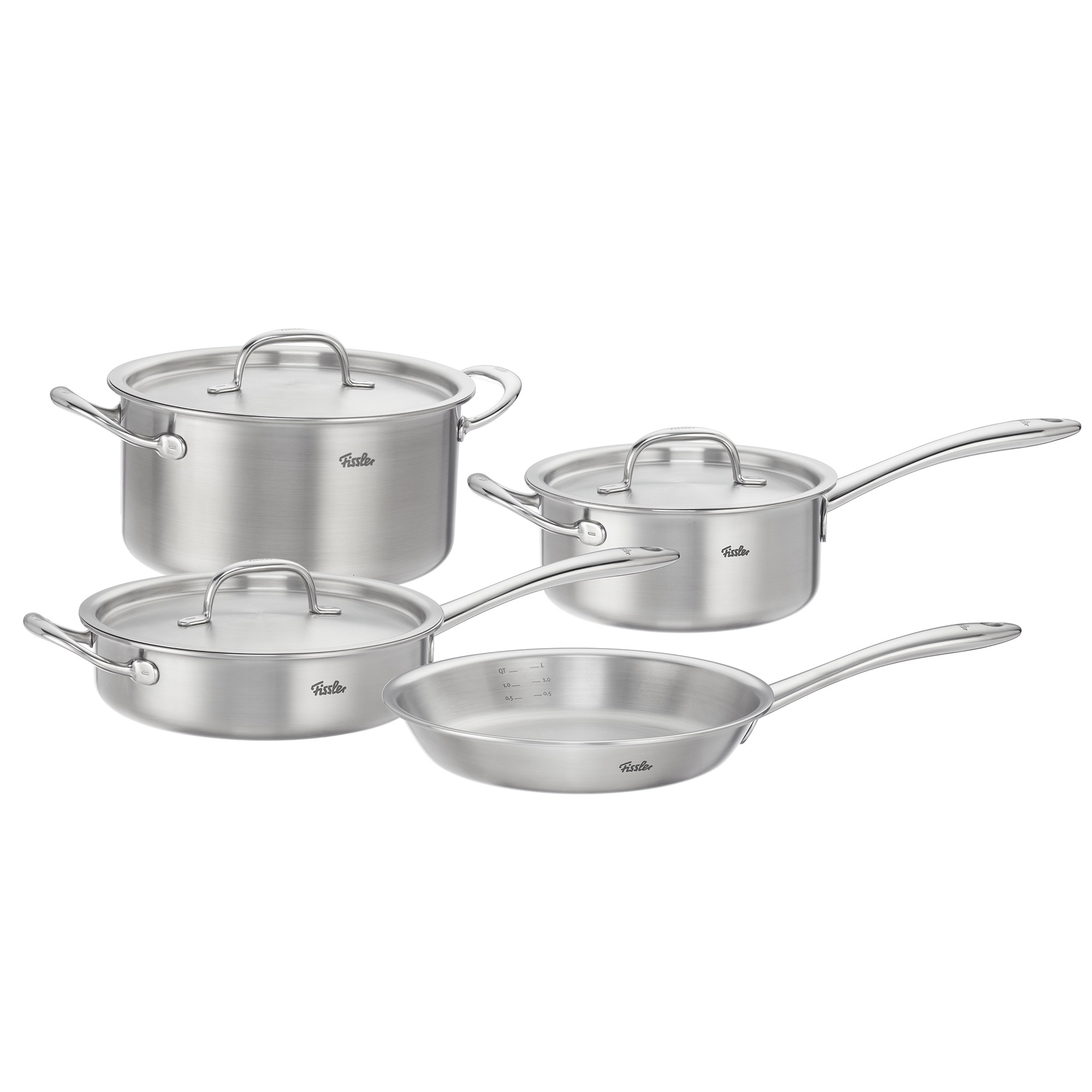 Fissler M5 Pro-Ply Stainless Steel 5-ply Cookware Set, 7-pieces