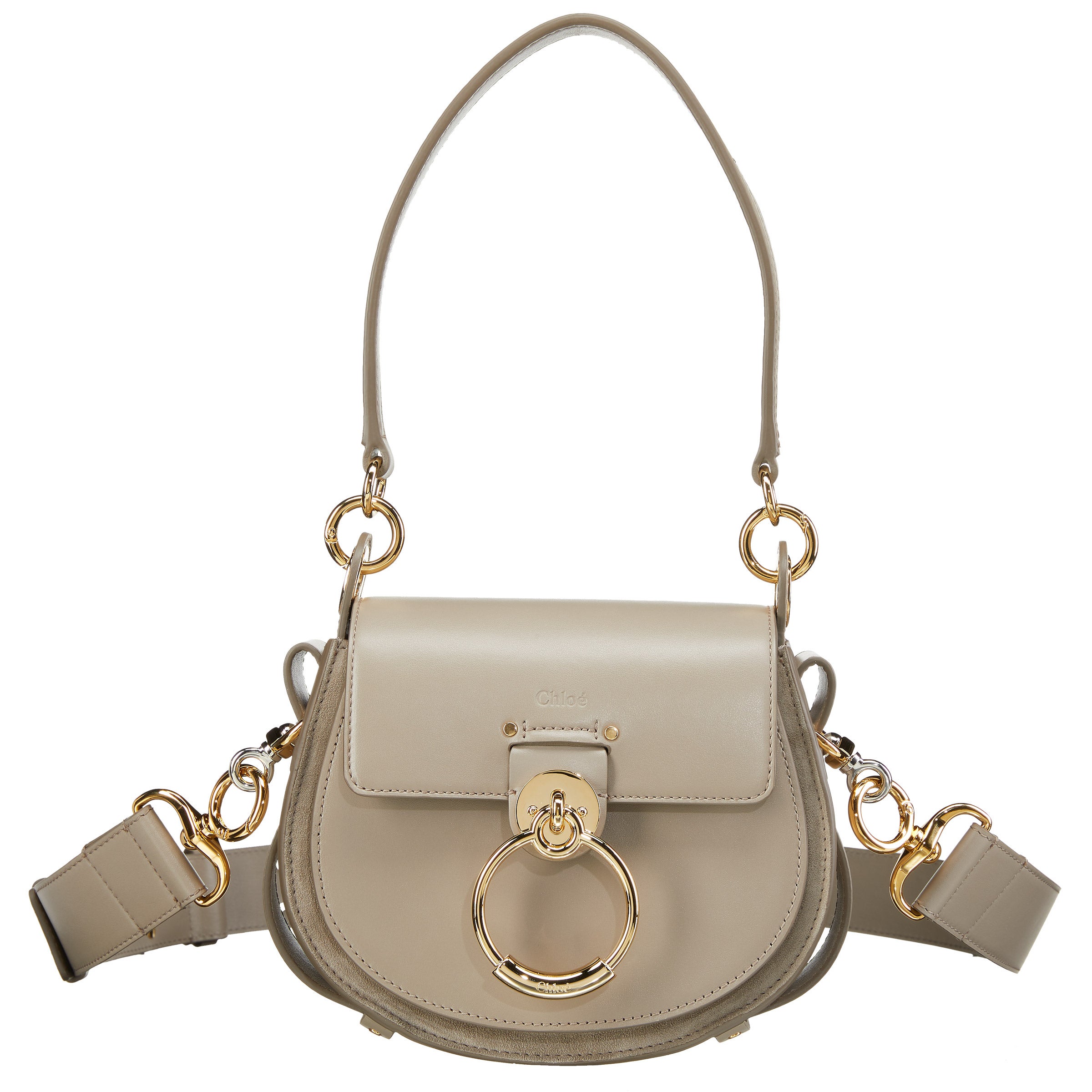 Chloe Sm Tess Shoulder Bag, Motty Gray | Costco