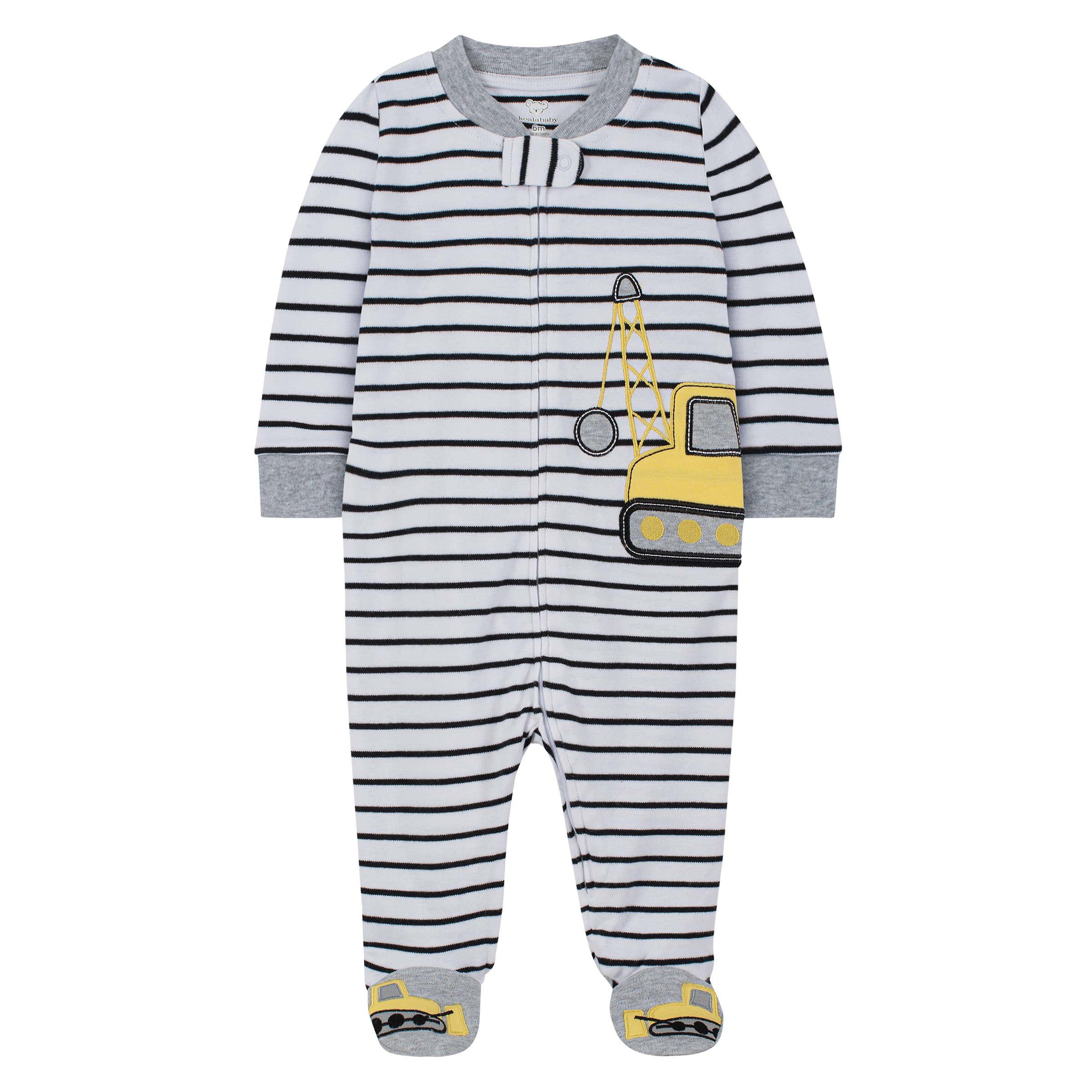Koala Baby Infant 3-pack Coverall Set, Green or Yellow | Costco