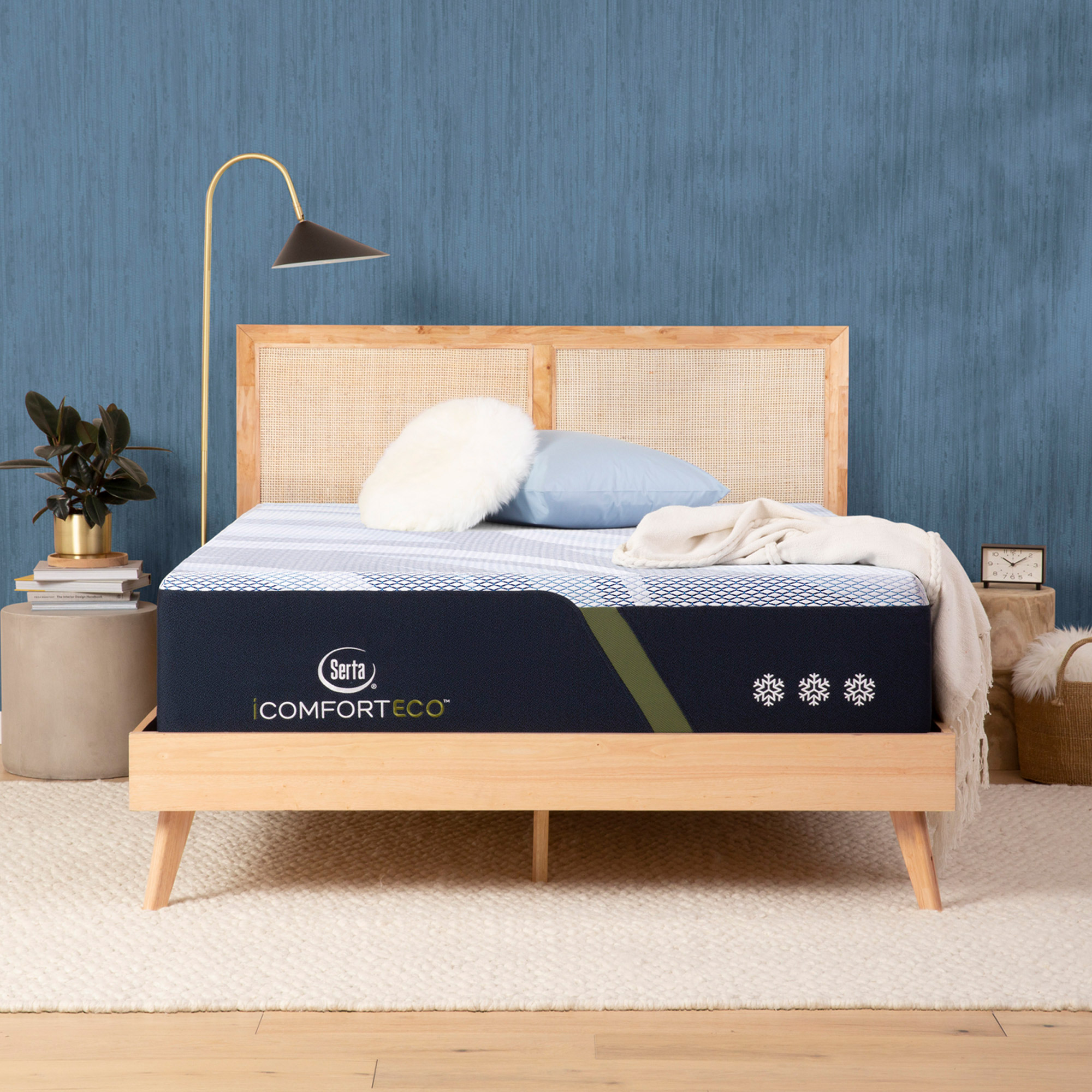 Serta iComfort ECO 34.3 cm cm (13.5 in.) Medium Foam Mattress or Set