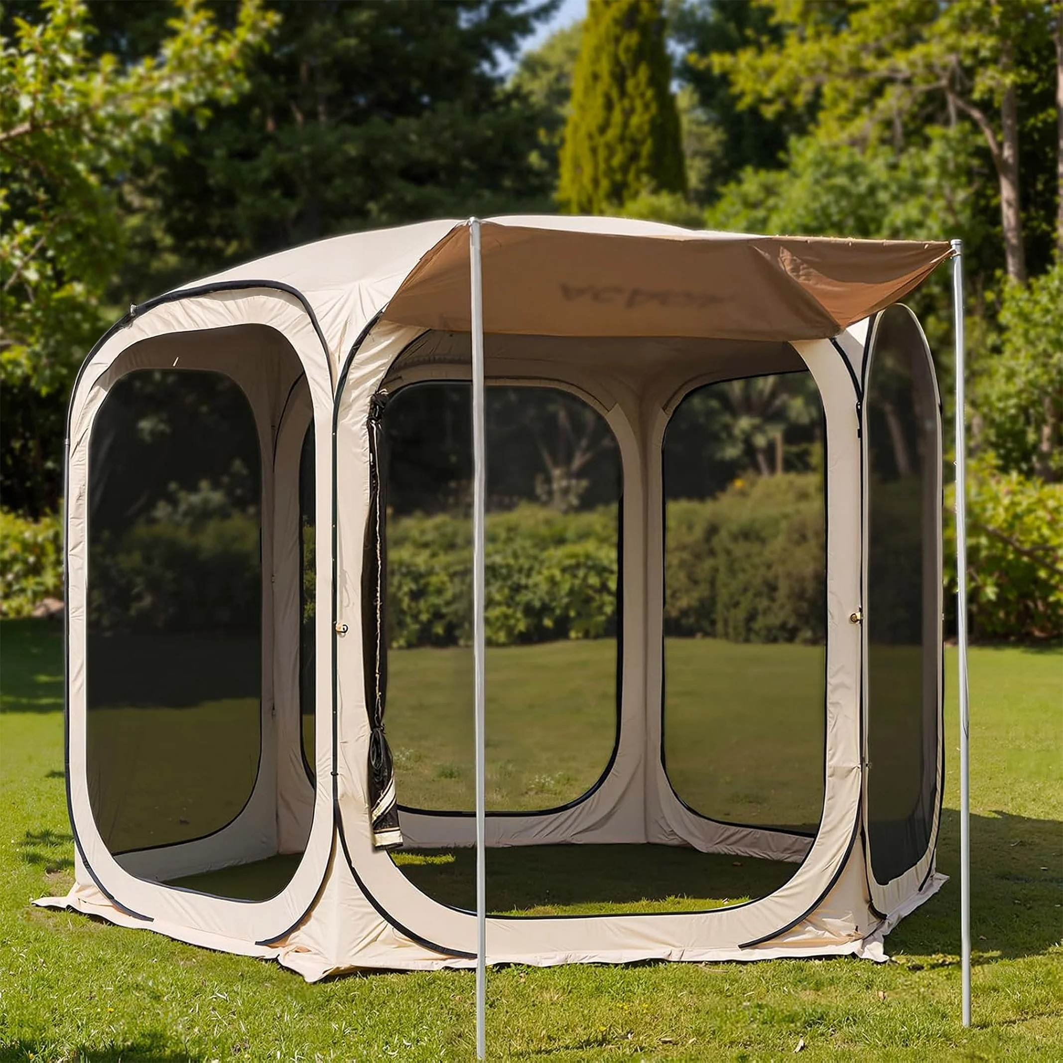 Space Acacia 11' X 11' Instant Screen House Tent With Shades