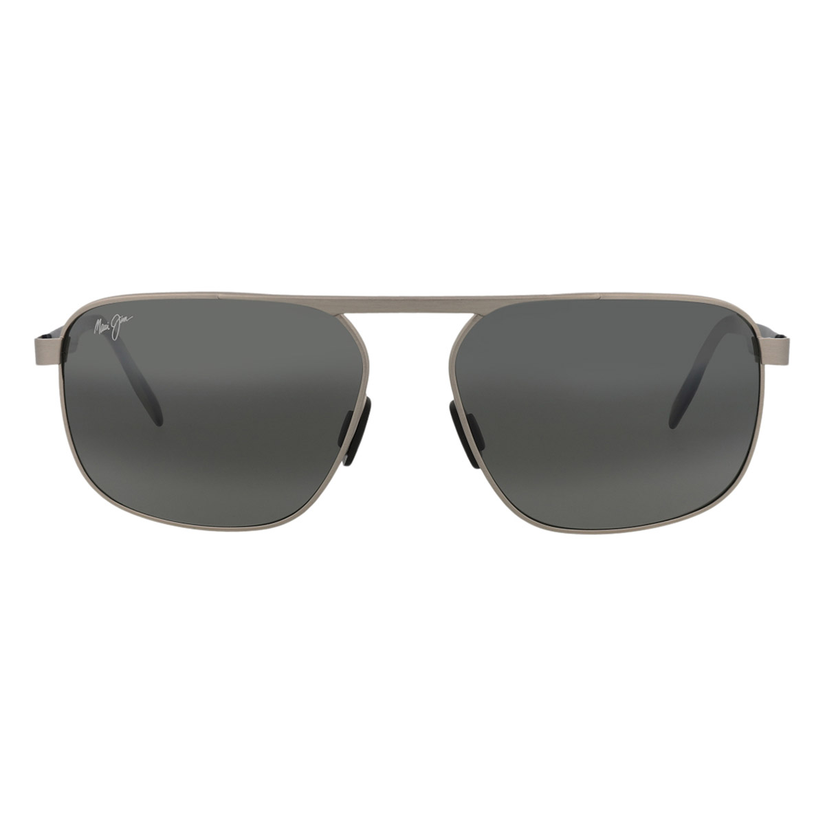 Maui Jim Waihee Ridge 777-14 Grey with Grey Polarized Sunglasses