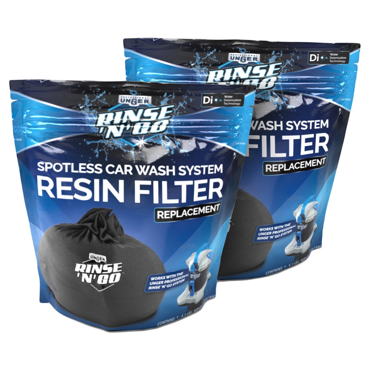 UNGER RINSE'N'GO RESIN FILTER コストコ　2個セット Unger Professional Rinse'n'Go Plus Spotless Car Wash Resin Filter