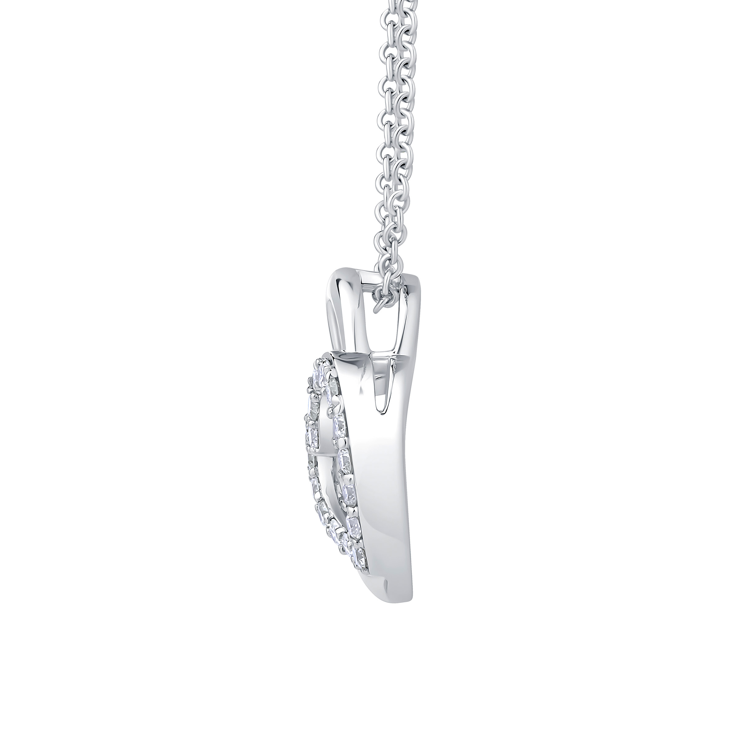 ブリリアント ハート(S) Round Brilliant Diamond Heart Pendant (0.15 ctw) | Costco