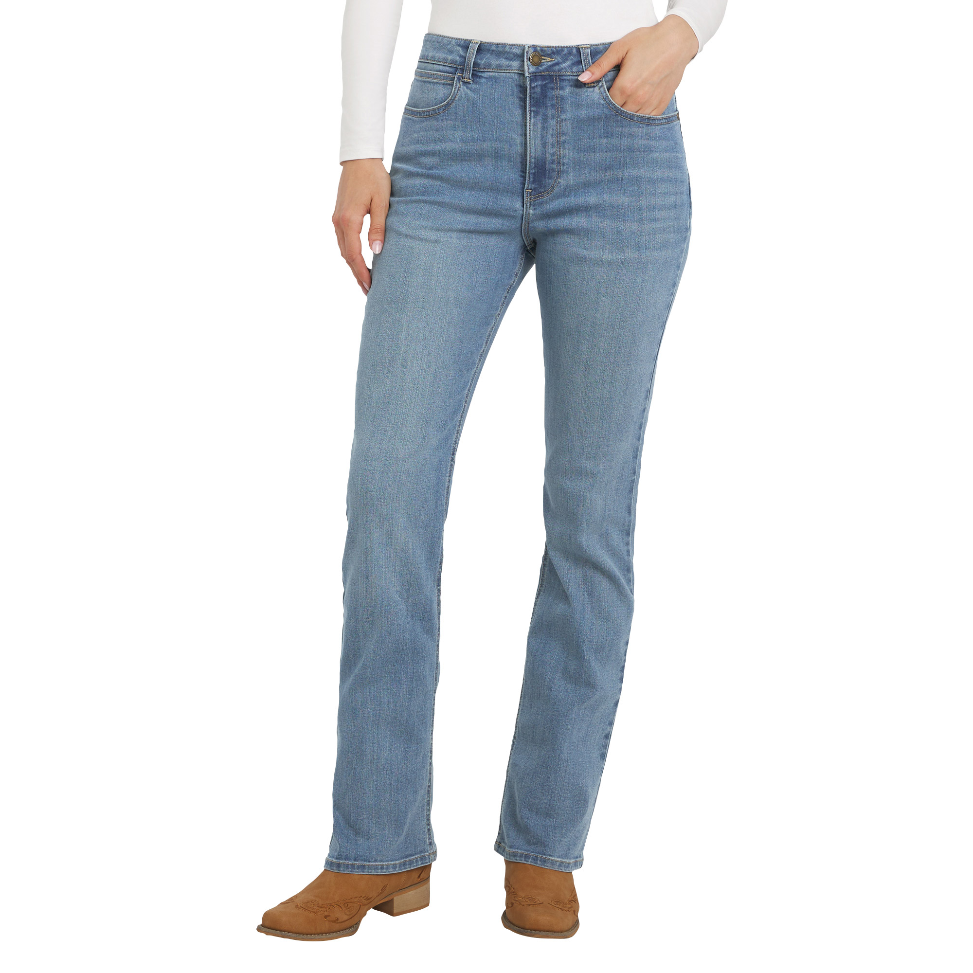 Wrangler Women's High-Rise Bootcut Jean