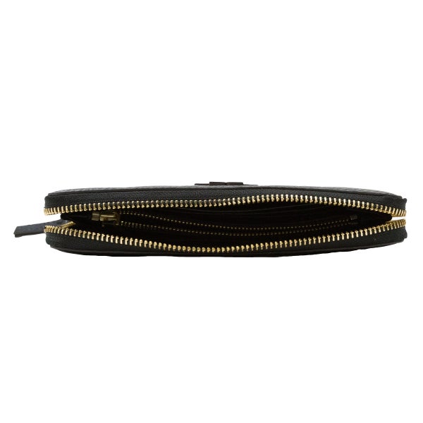 Tory Burch Mcgraw Zip Continental Wallet, Black | Costco Tory Burch Mcgraw Zip Continental Wallet, Black | Costco