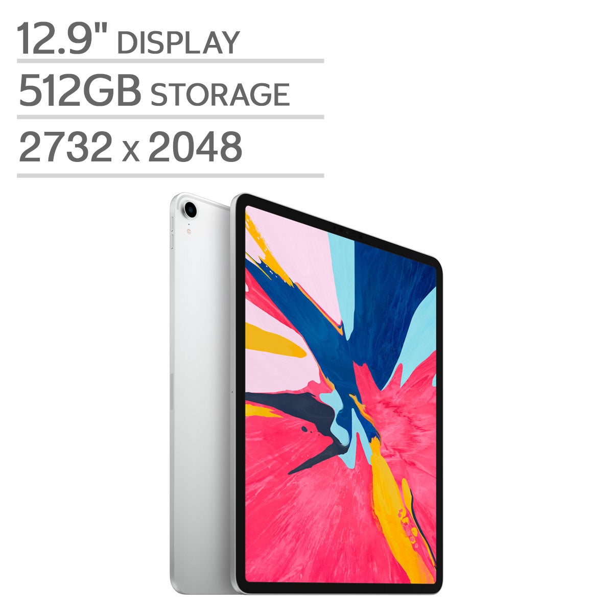 Apple iPad Pro A12X Bionic Chip 512GB - Silver | Costco