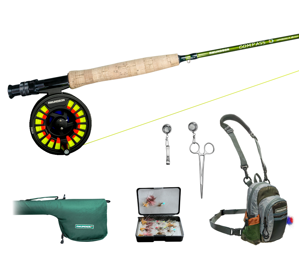 Amundson Compass Fly Fishing Outfit