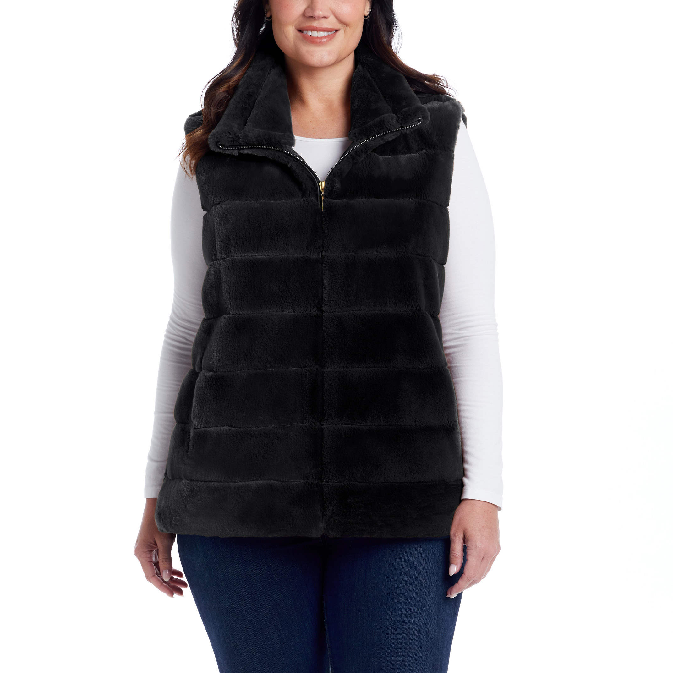 Weatherproof Women's Faux Fur Vest