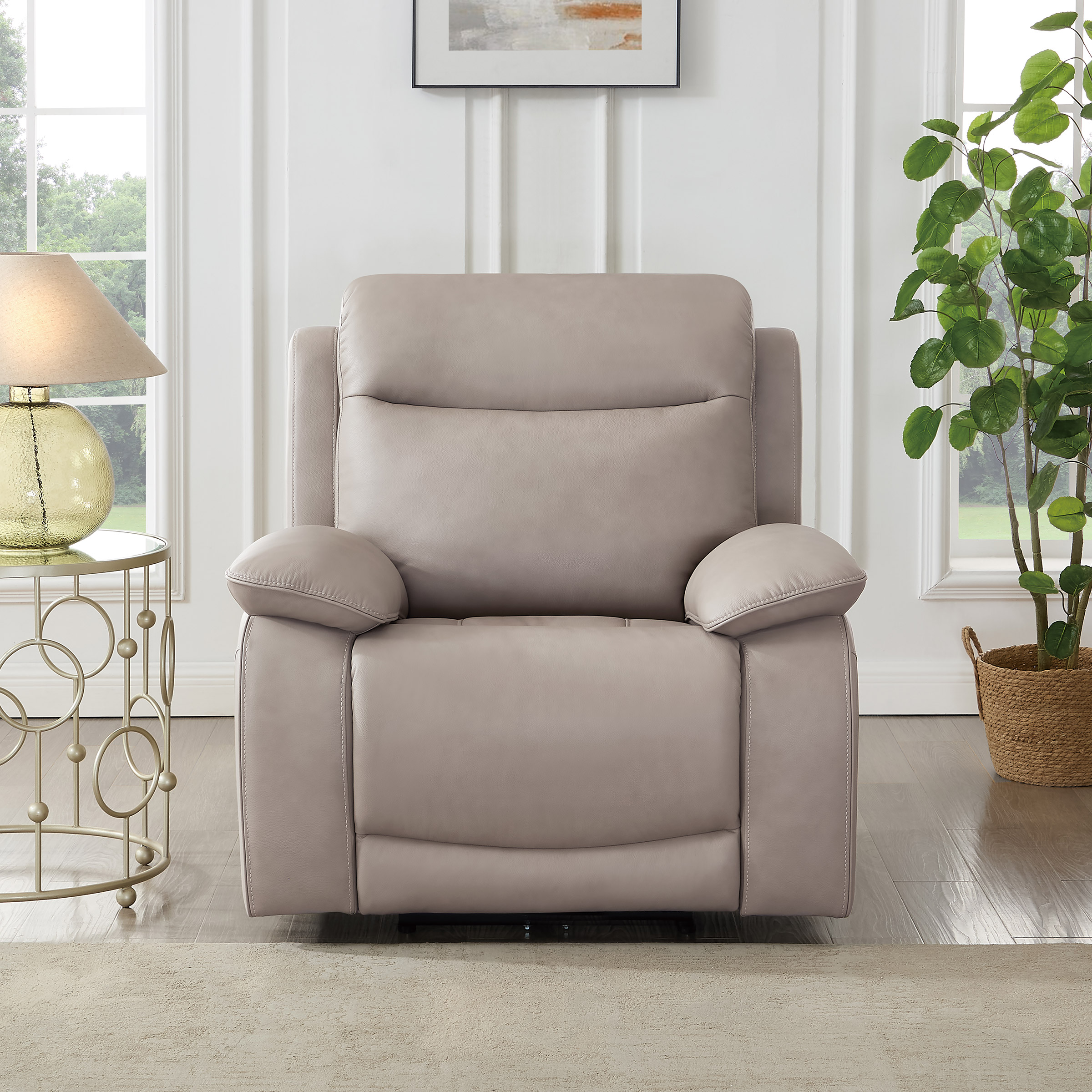 Prospera Home Jackson Top Grain Leather Power Reclining Chair