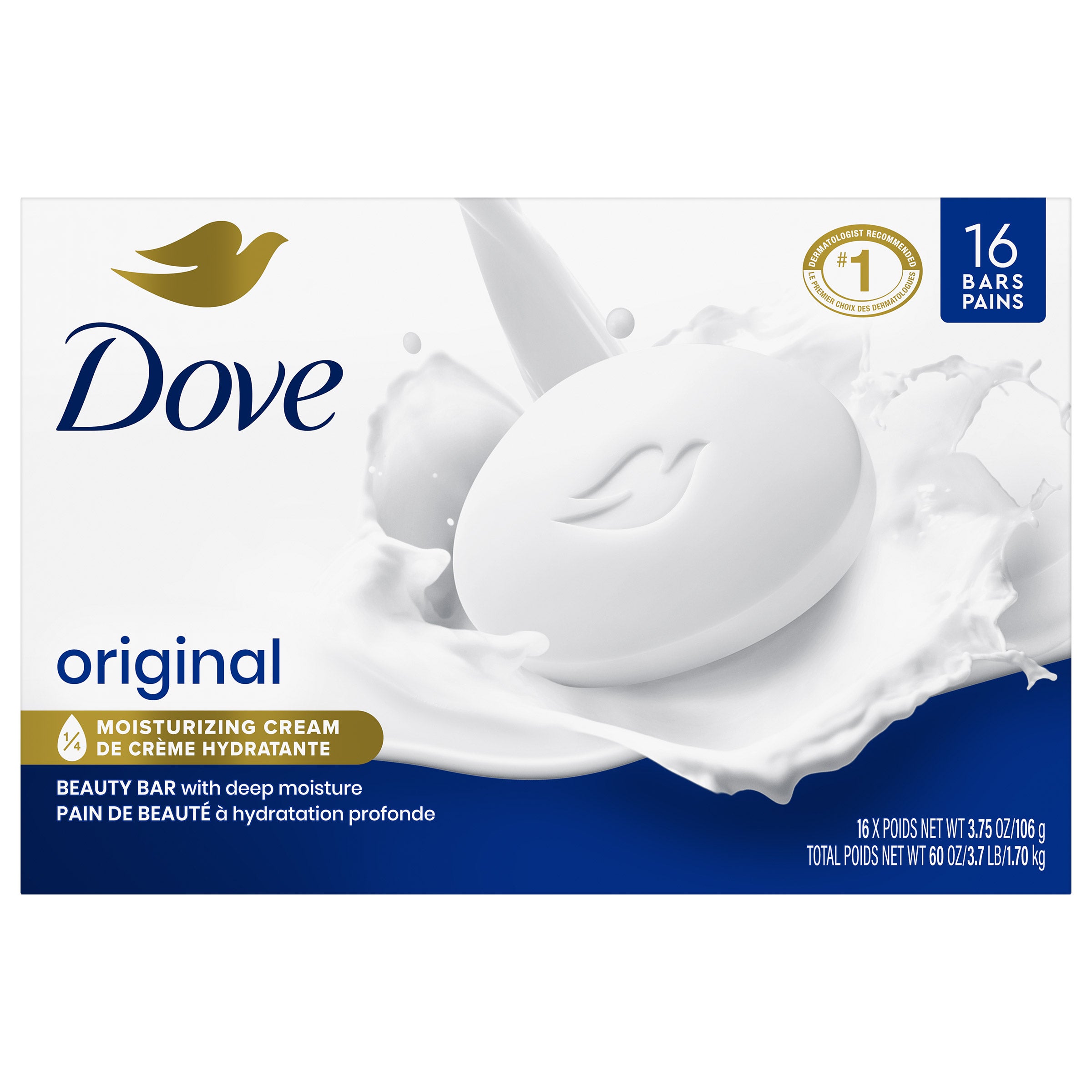Dove Original Bar Soap, 16 x 106 g | Costco