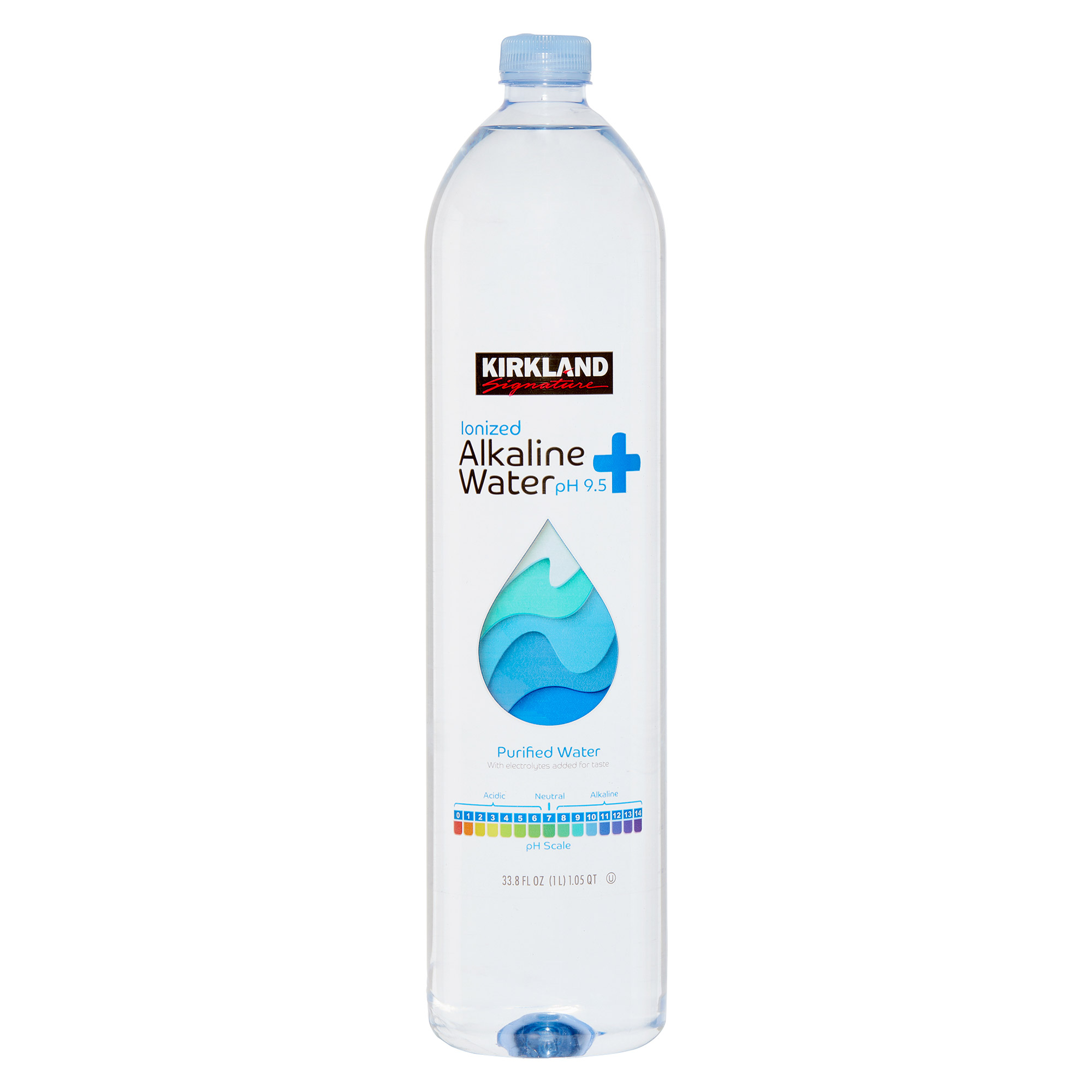 Kirkland Signature Alkaline Water, 1 L, 18-count | Costco