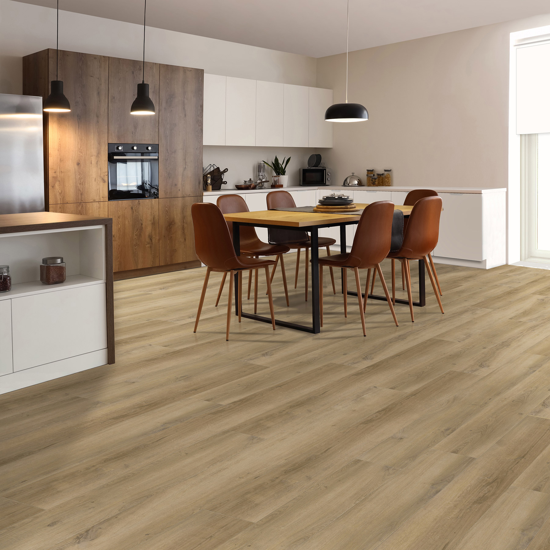 SERENIA Premium 10 mm Vinyl Plank Flooring 9 in. x 71.7 in.