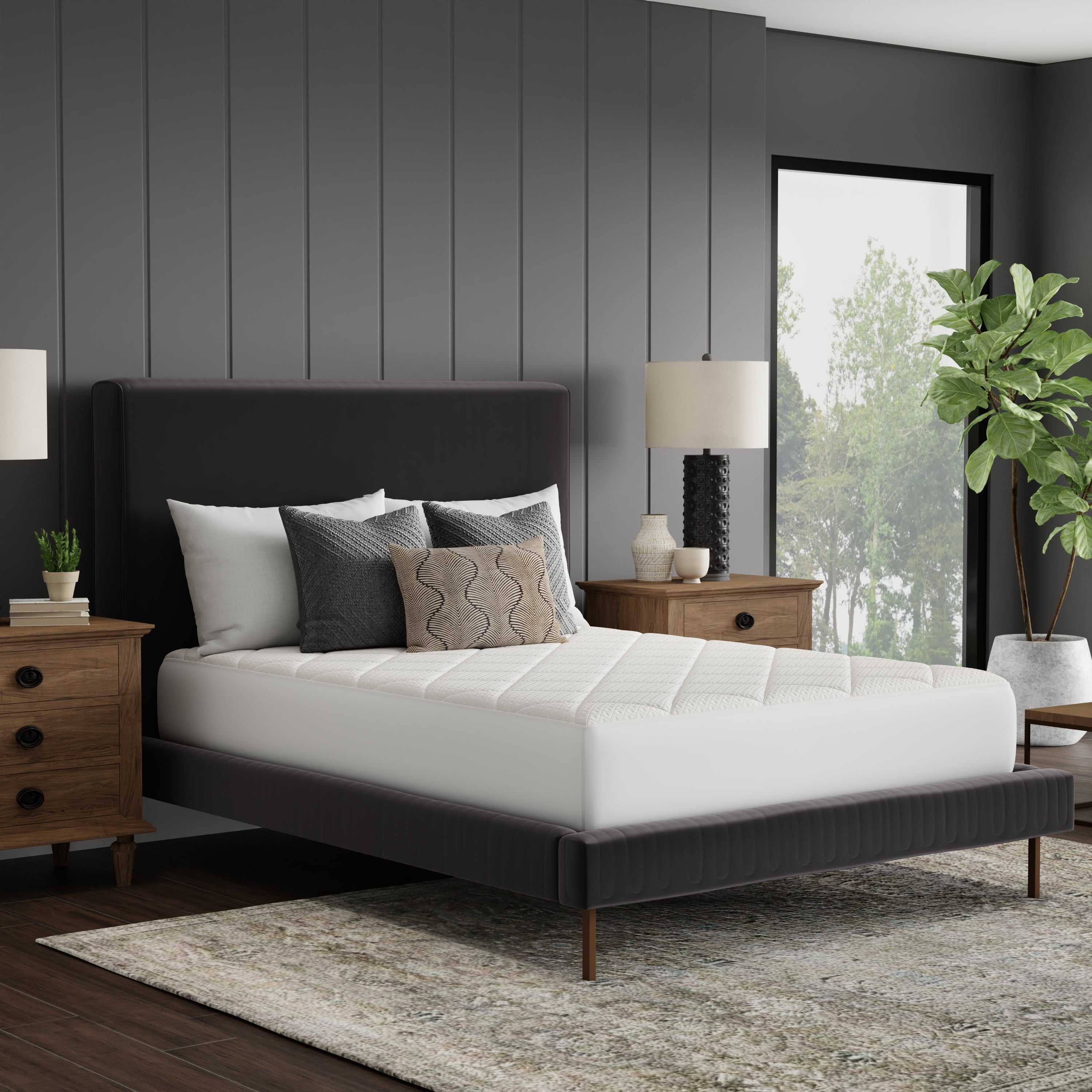 Queen Sealy Sterling Collection Pure Luxury Mattress Pad