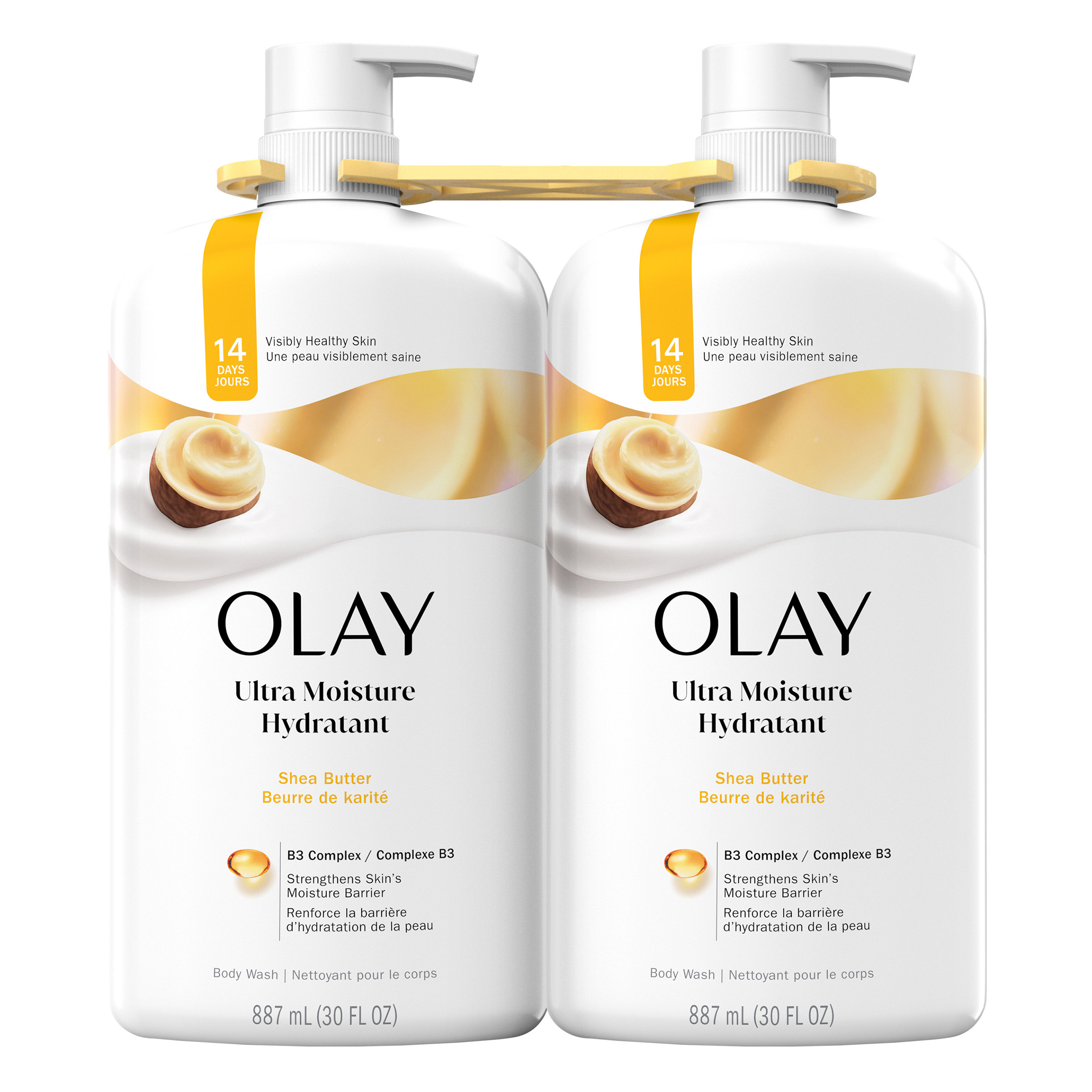 Olay Ultra Moisture Body Wash with Vitamin B Complex, 2 x 887ml