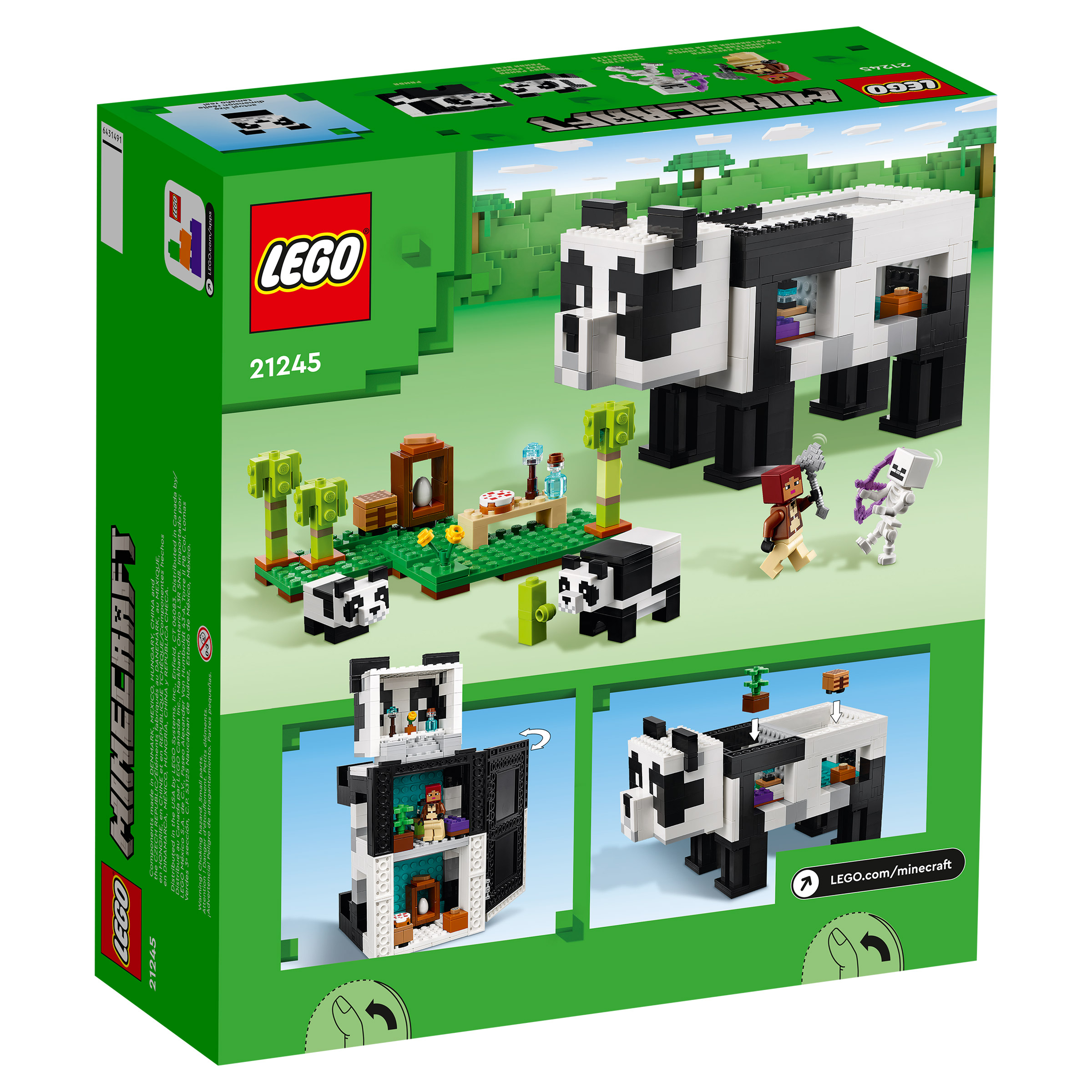 LEGO Minecraft The Panda Haven 21245 | Costco