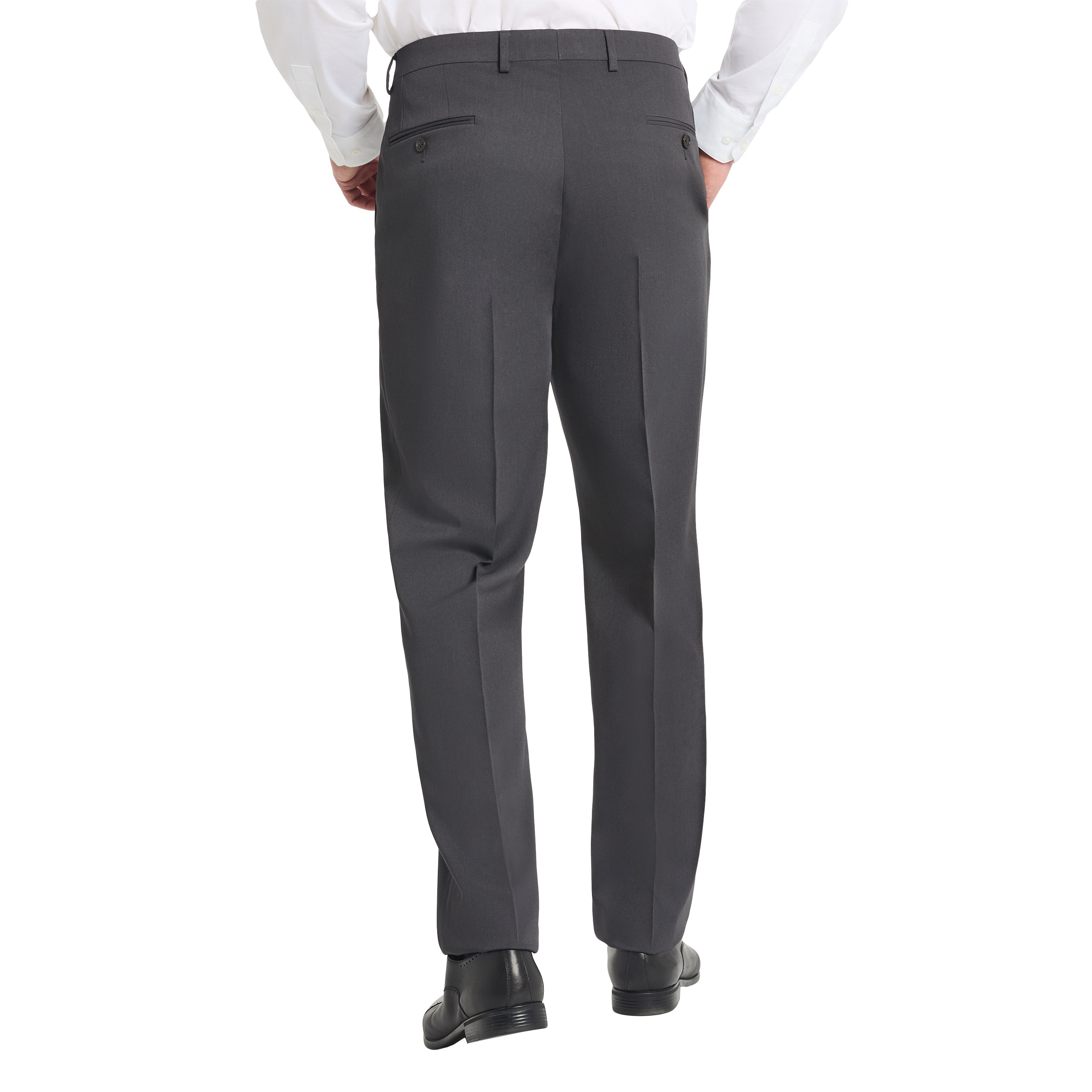 slim fit dress slacks Men's Black Zip-out Pants Style Leather Motorcycle Chaps main image 1