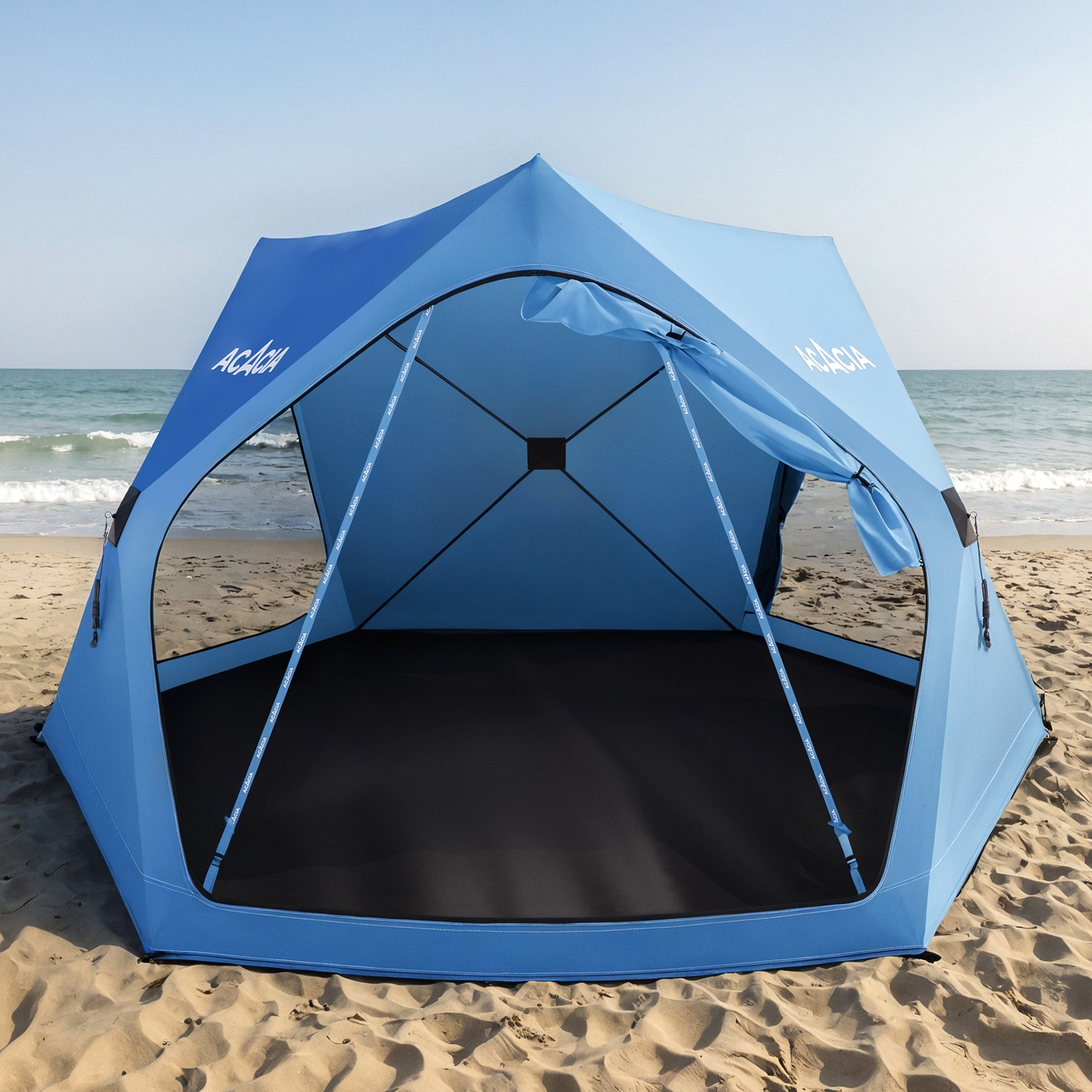 Space Acacia 9' x 9' Instant Beach Tent Sun Shelter | Costco