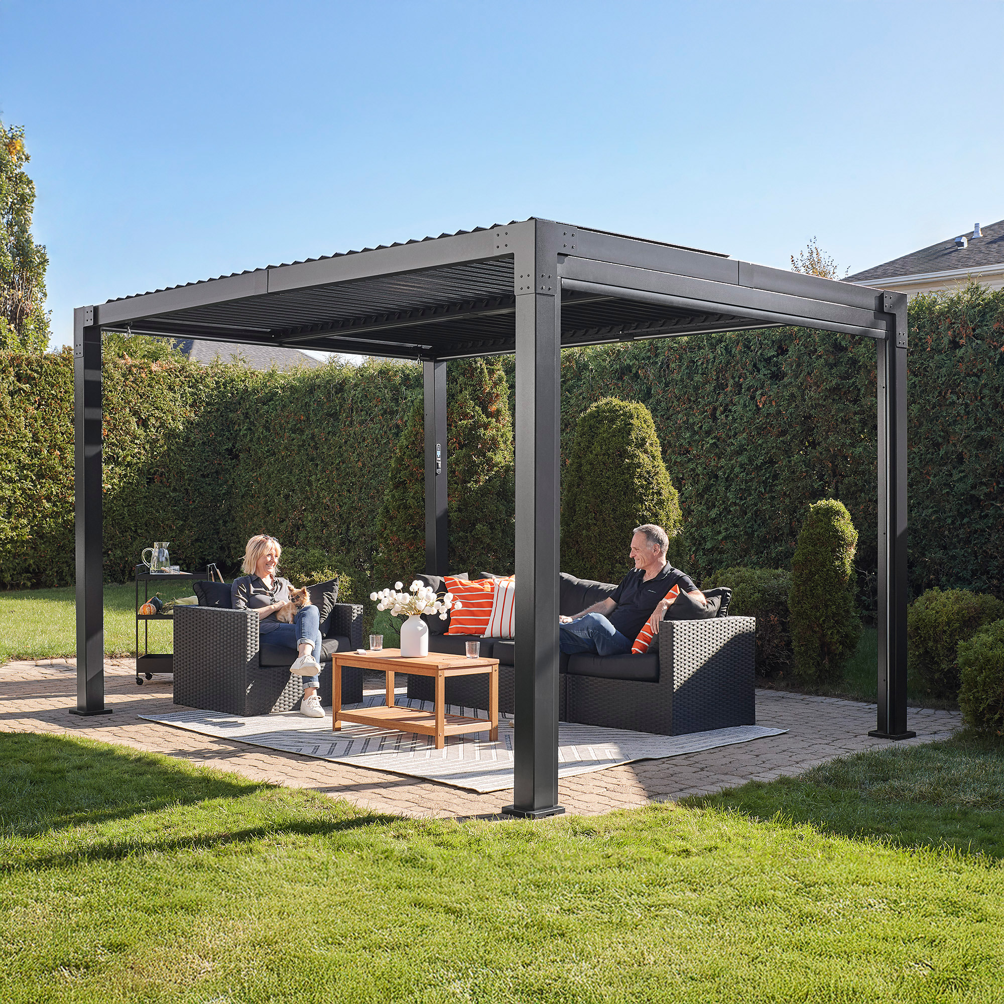 Sojag Austa Pergola 10'x 13' with LEDs | Costco