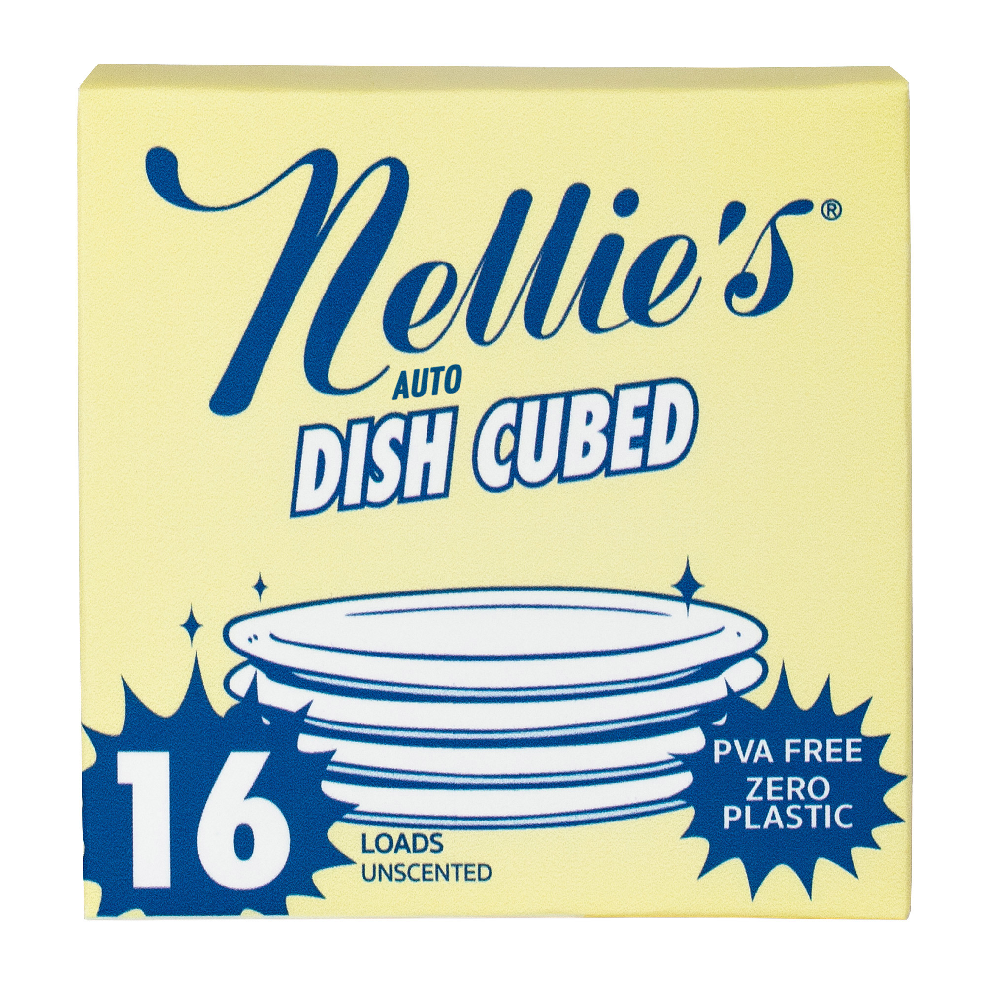 Nellie’s Dish Cubed Pre-measured Dishwasher Detergent, 256 count
