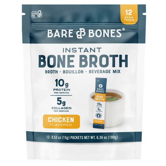 BARE BONES CHICKEN BONE BROTH STICKS 12/0.53 OZ