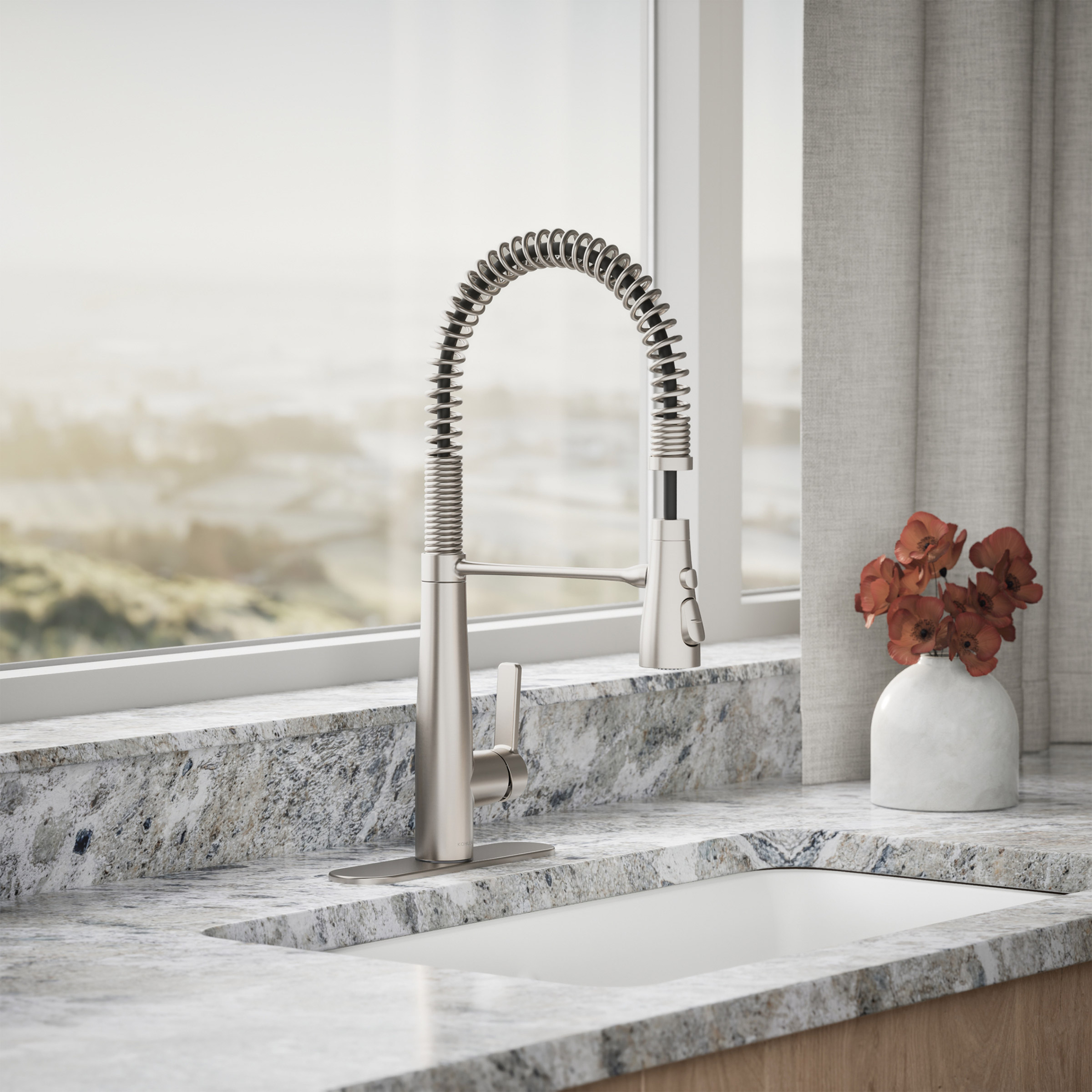 Kohler Vind Semi-Professional Pull-down Kitchen Sink Faucet | Costco