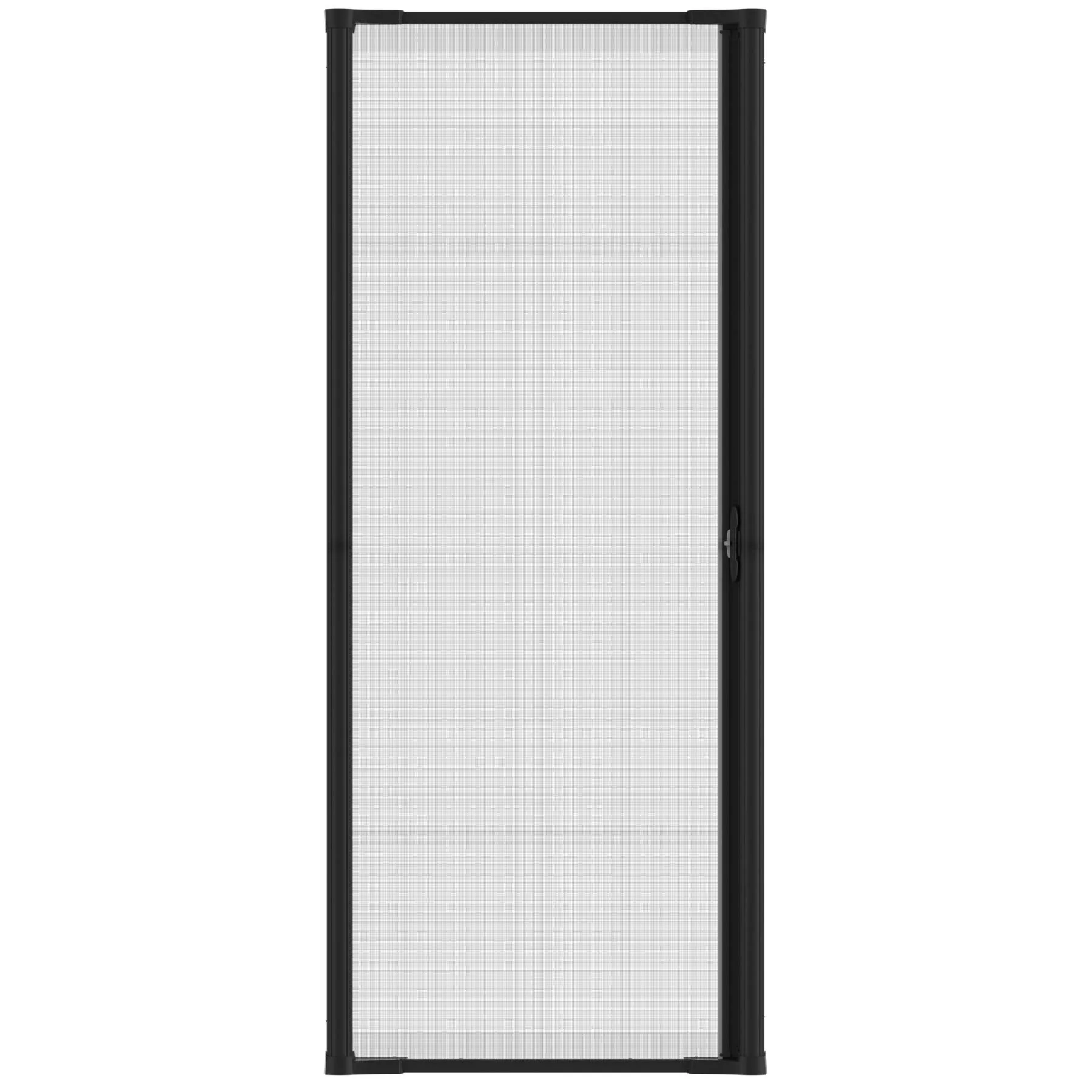 Retractable Screen Door in black