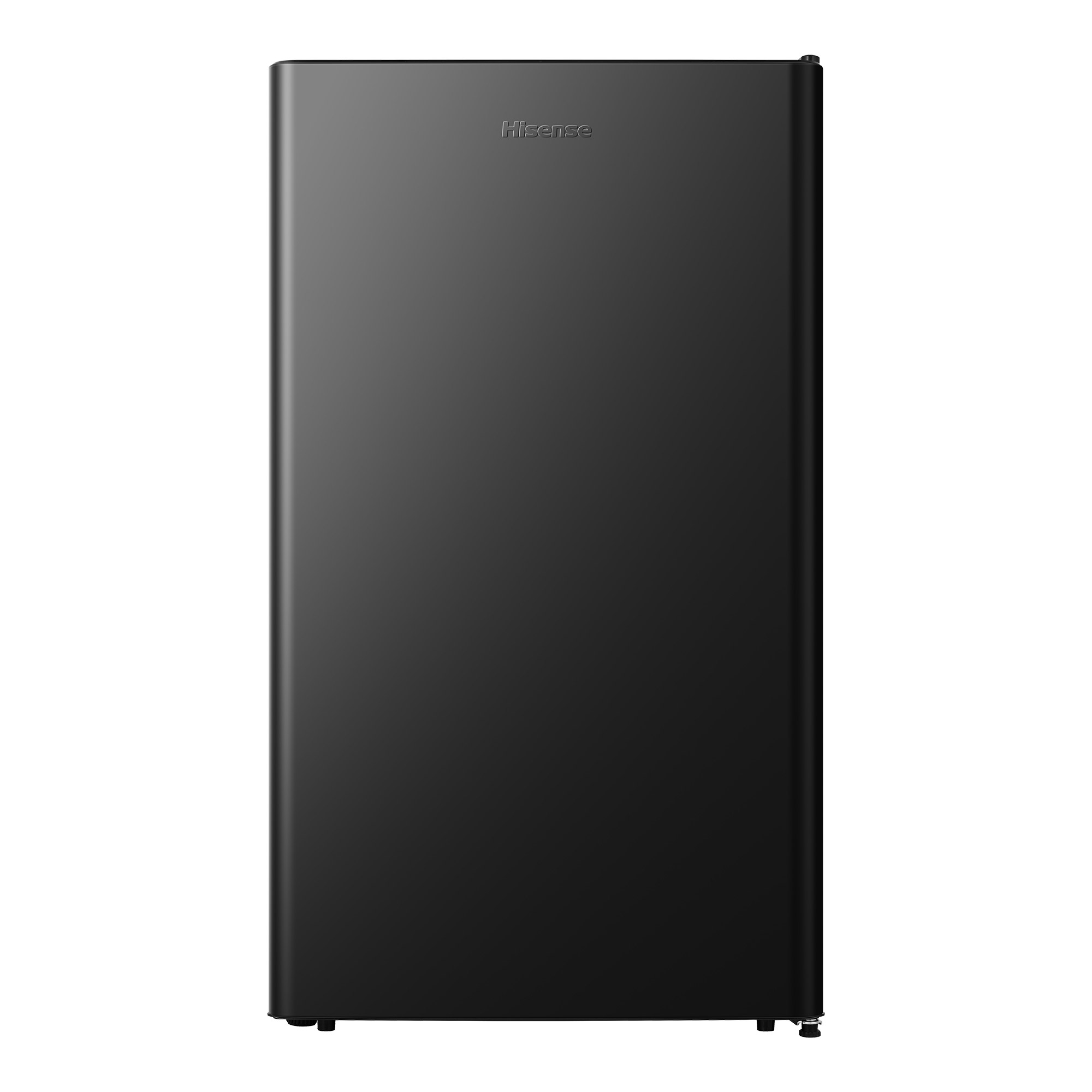 Hisense 33 in. 3.3 cu ft. Black Compact Fridge with Reversible Curved Door