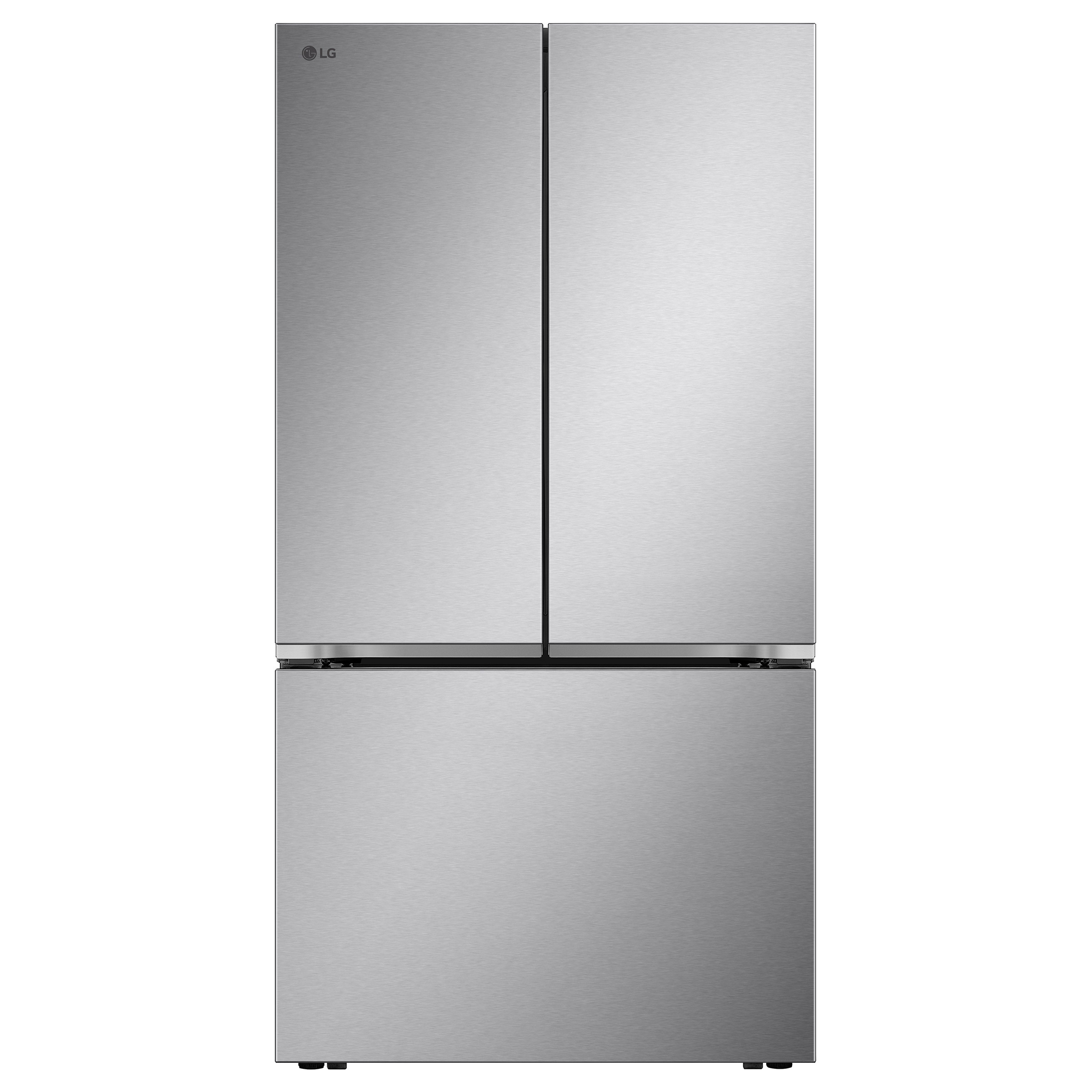 LG 25 cu. ft. Counter-depth MAX with Zero Clearance 3-door French Door Refrigerator with Thin Door Design