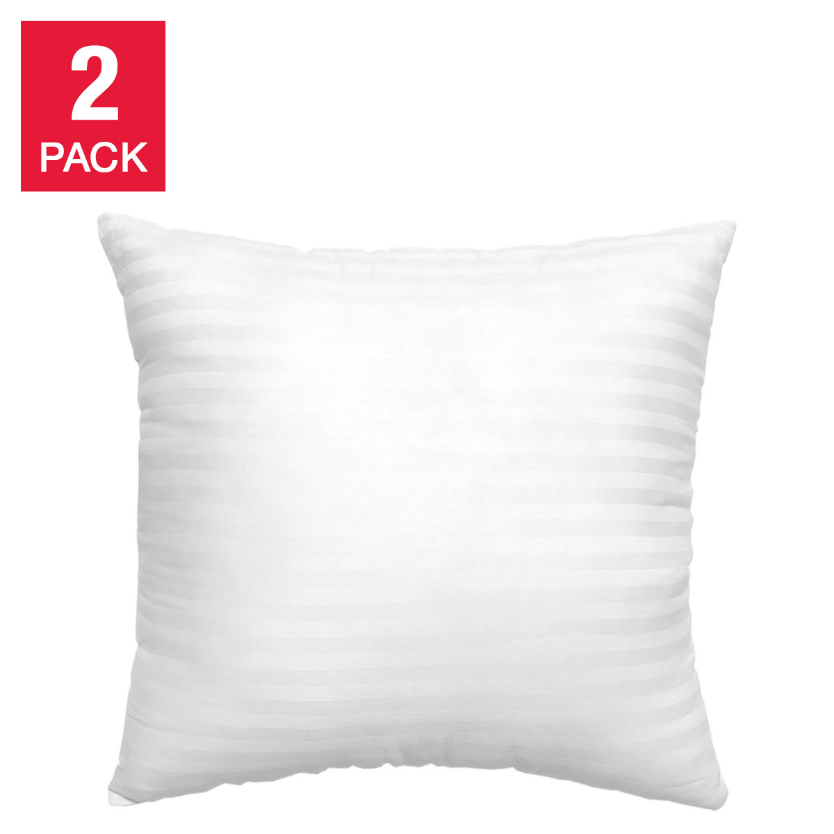Roozt Home Gel-Fiber Pillow Inserts  2-pack
