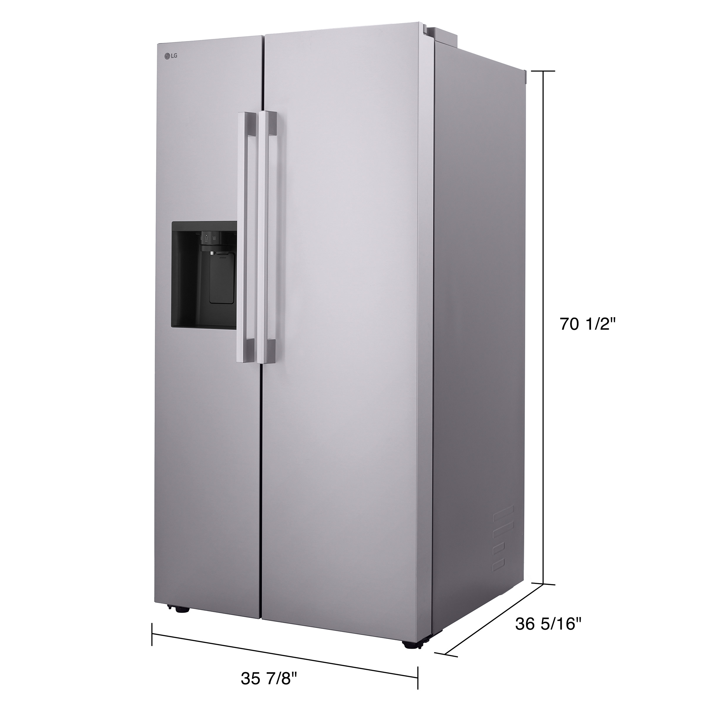LG 26.6 cu. ft. Wi-Fi Enable Side-by-Side Refrigerator with