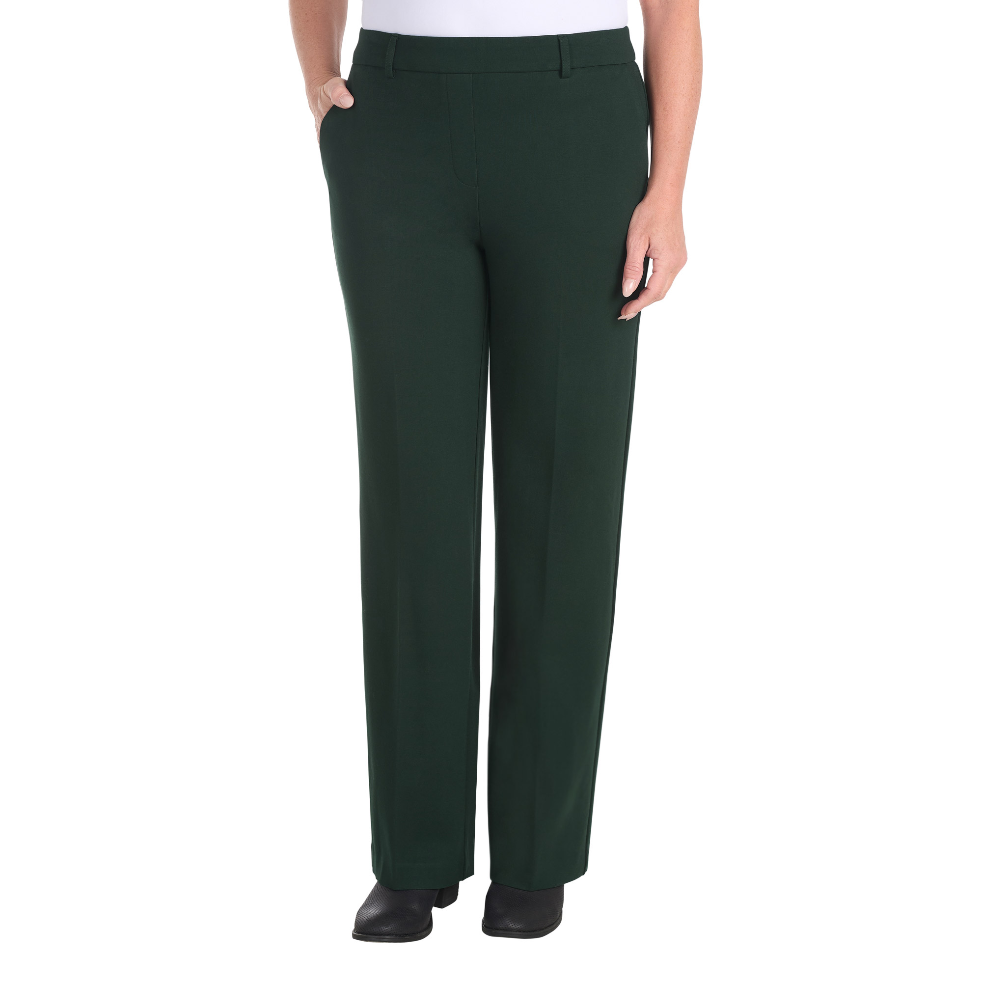 Hilary Radley Women's Straight Leg Pull on Pant